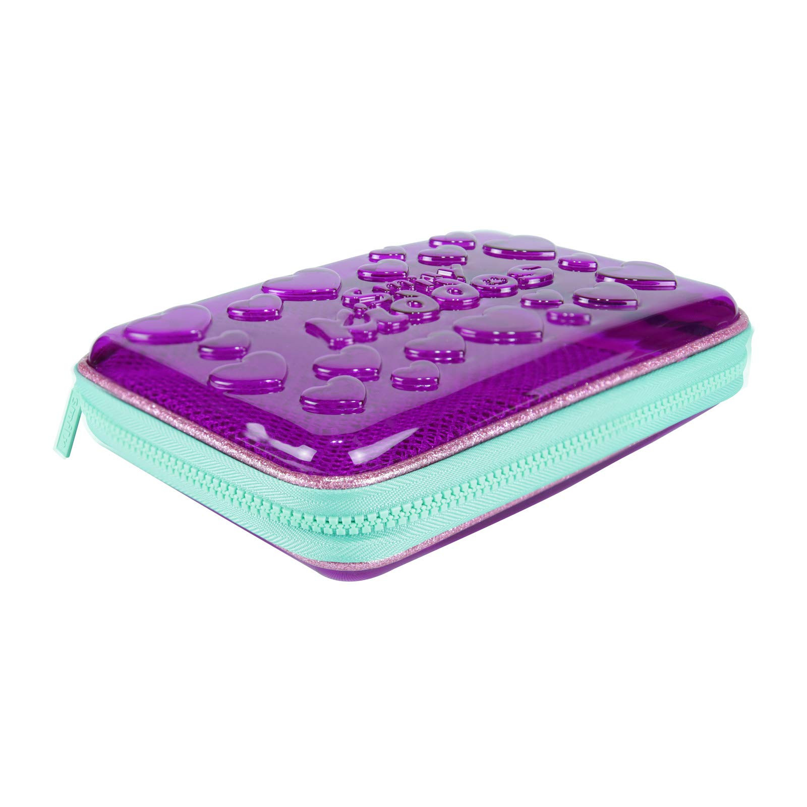Smily Kiddos | Smily PVC Pencil Case (Purple) | kids & School Pencil Case | Kids Pencil Box | Compass Box | Pencil Box for Kids | Hardtop Pencil Box | Purple Pencil Case 5