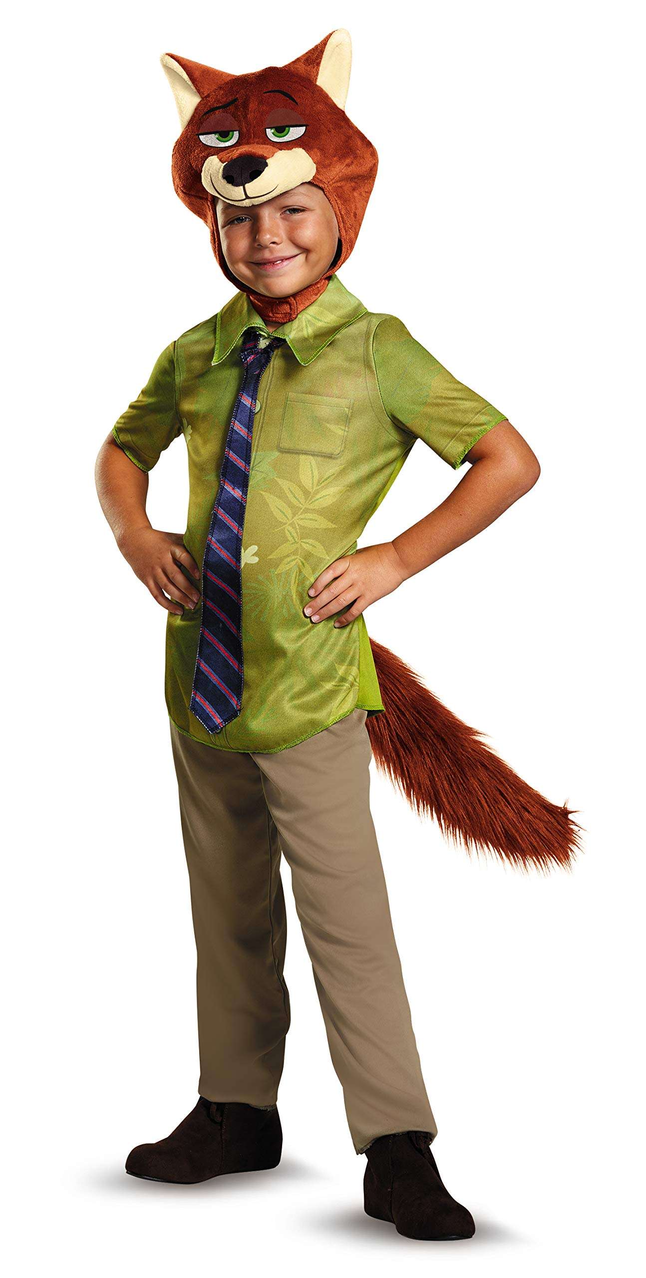 Nick Wilde Classic Zootopia Disney Costume, Small/4-6 1