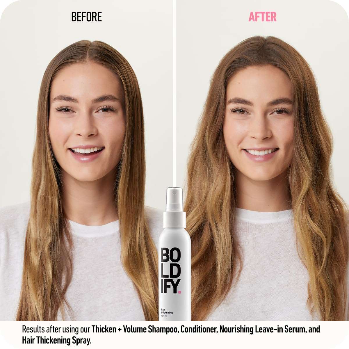 BOLDIFY Hair Thickening Spray | Stylist Recommended Volumizing Hair Product | Hair Volumizer | Texture Spray for Hair | Hair Spray for Women/Men | Hair Thickening Products Unisex - 4 ounces. 3