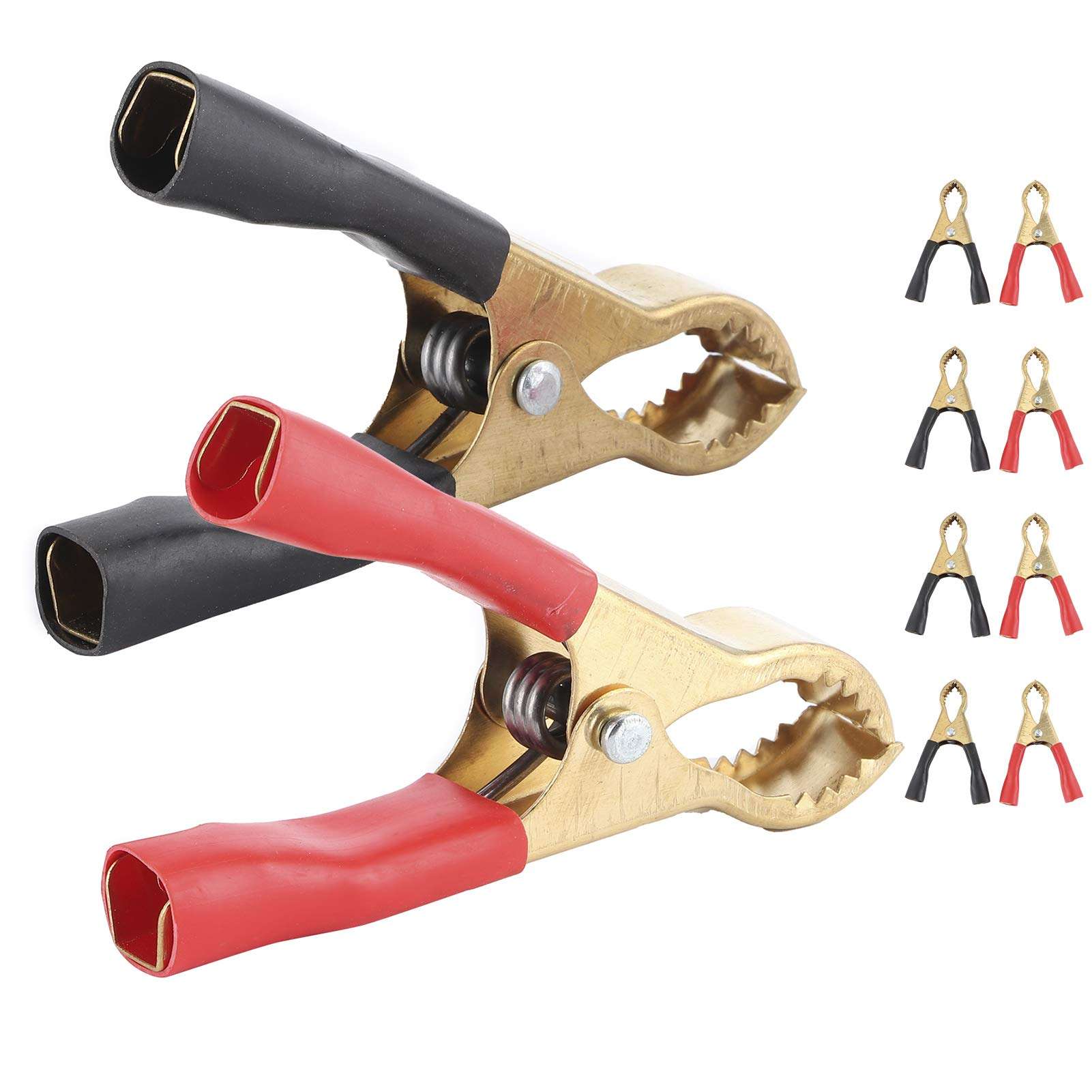 Battery Cable Clips, 10Pcs 50A Battery Clips, Heavy‑Duty Insulated Clip Wire Cable Clamp, for Car Battery Chargers 5