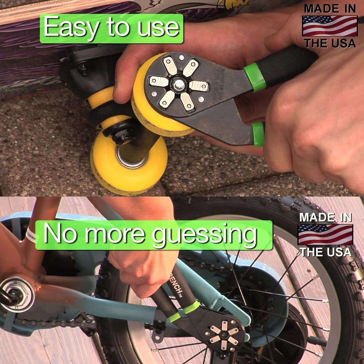 DASNDAS UNIVERSAL-WRENCH Hexagon Universal Wrench Multi-Function Adjustable Bionic Pier Spanner Repair Hand Tool (8 Inches) Single Sided Bionic Wrench 5