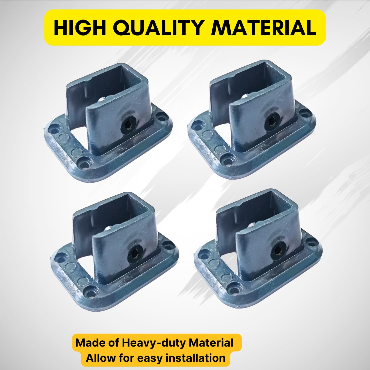 INNOVATE360 Plastic Foldable Laptop Table Leg Mounts (Latest Model Leg Mount Only, 4 Cm, 6 Cm, Black) 4