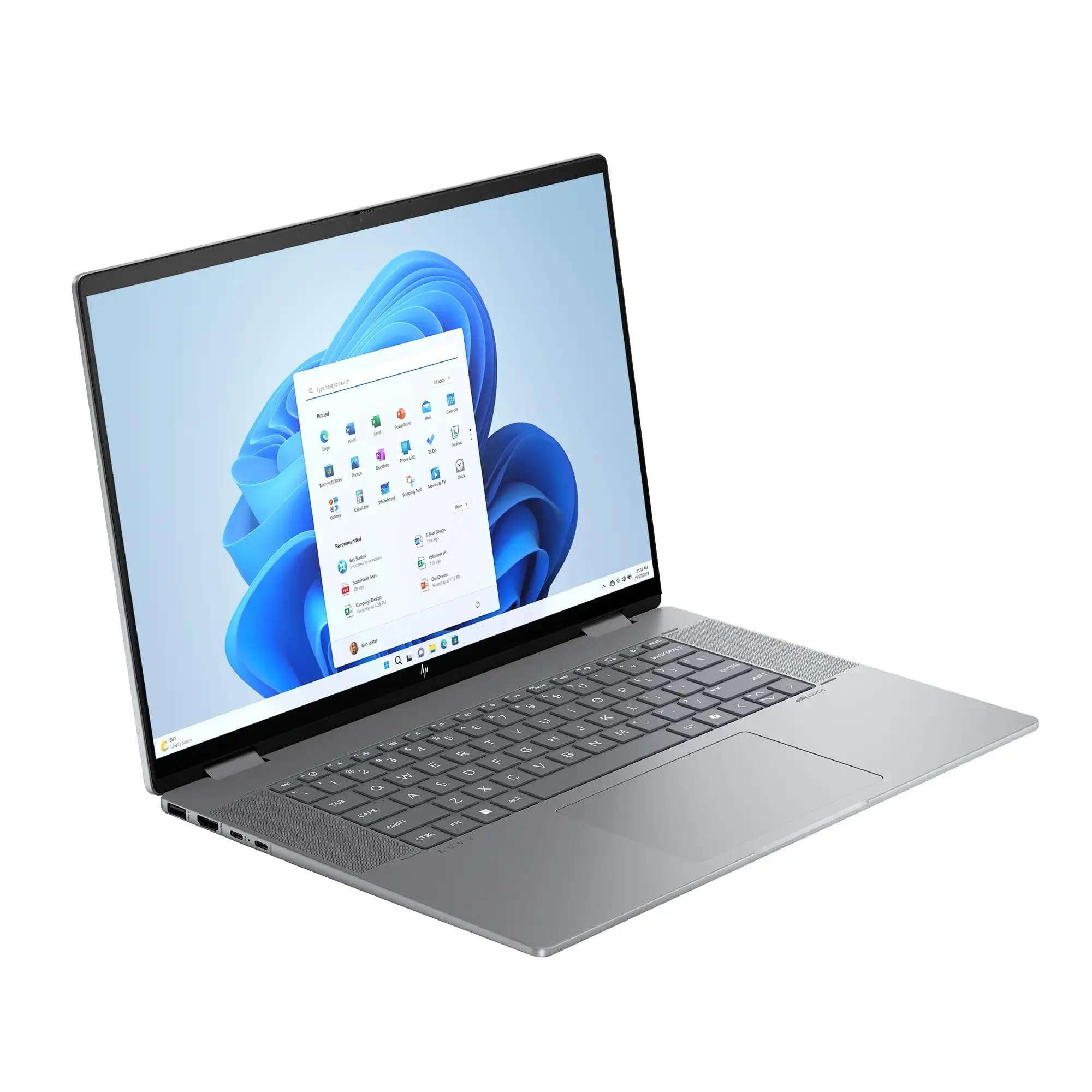 HP Envy x360 2-in-1 16 2024 Laptop, 8-Core AMD Ryzen 7 8840HS, 16" WUXGA IPS Touchscreen Display, AMD Radeon Graphics, 16GB LPDDR5 4TB SSD, Backlit Keyboard, Wi-Fi 6E, Copilot, Win10 Home 4