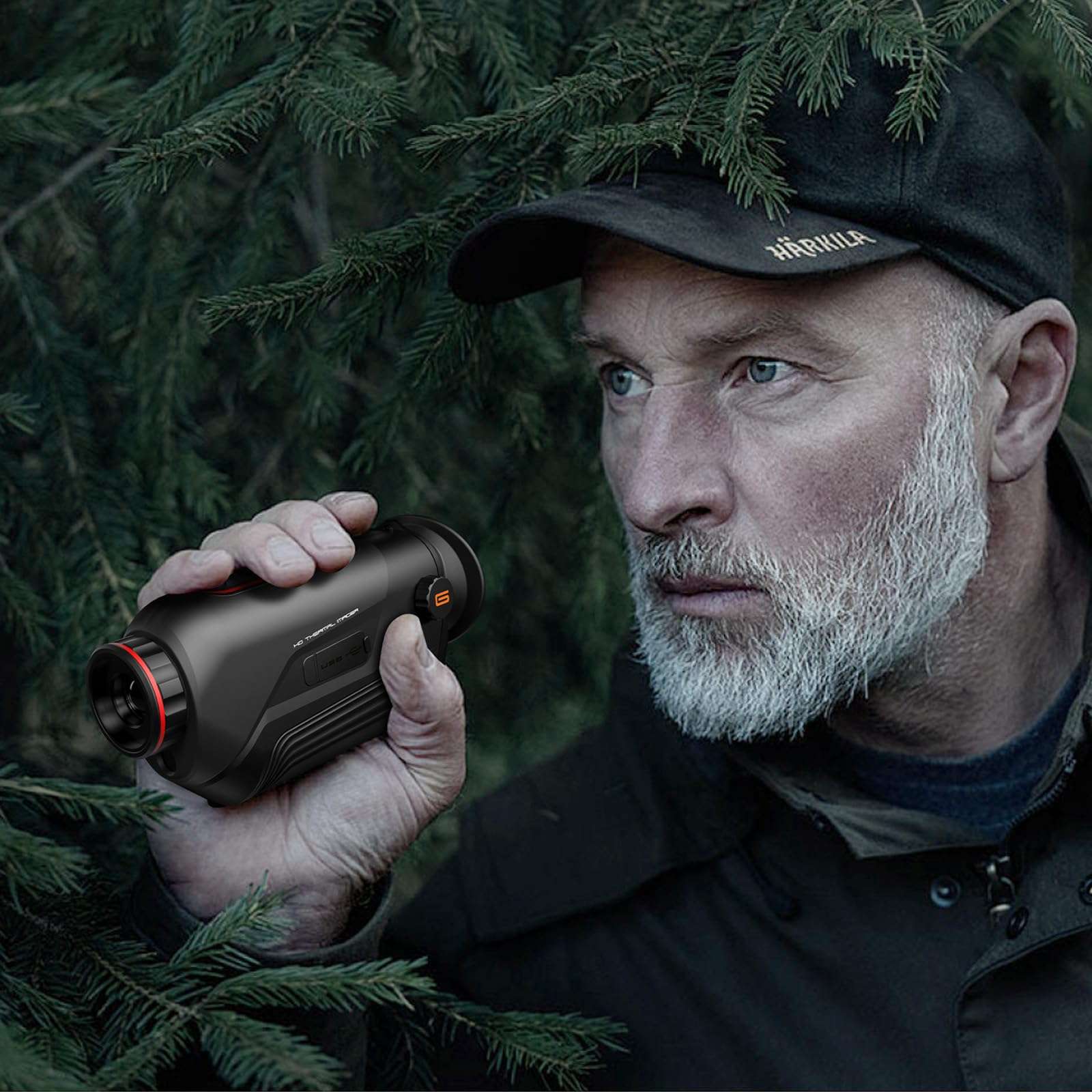 GOYOJO Thermal Imaging Monocular for Hunting, 15mm Focal Lens 256x192(25Hz) Infrared Night Vision Telescope with Long Battery Life, Thermal Scopes for Outdoor Night Vision Camera Telescope (15mm) 4