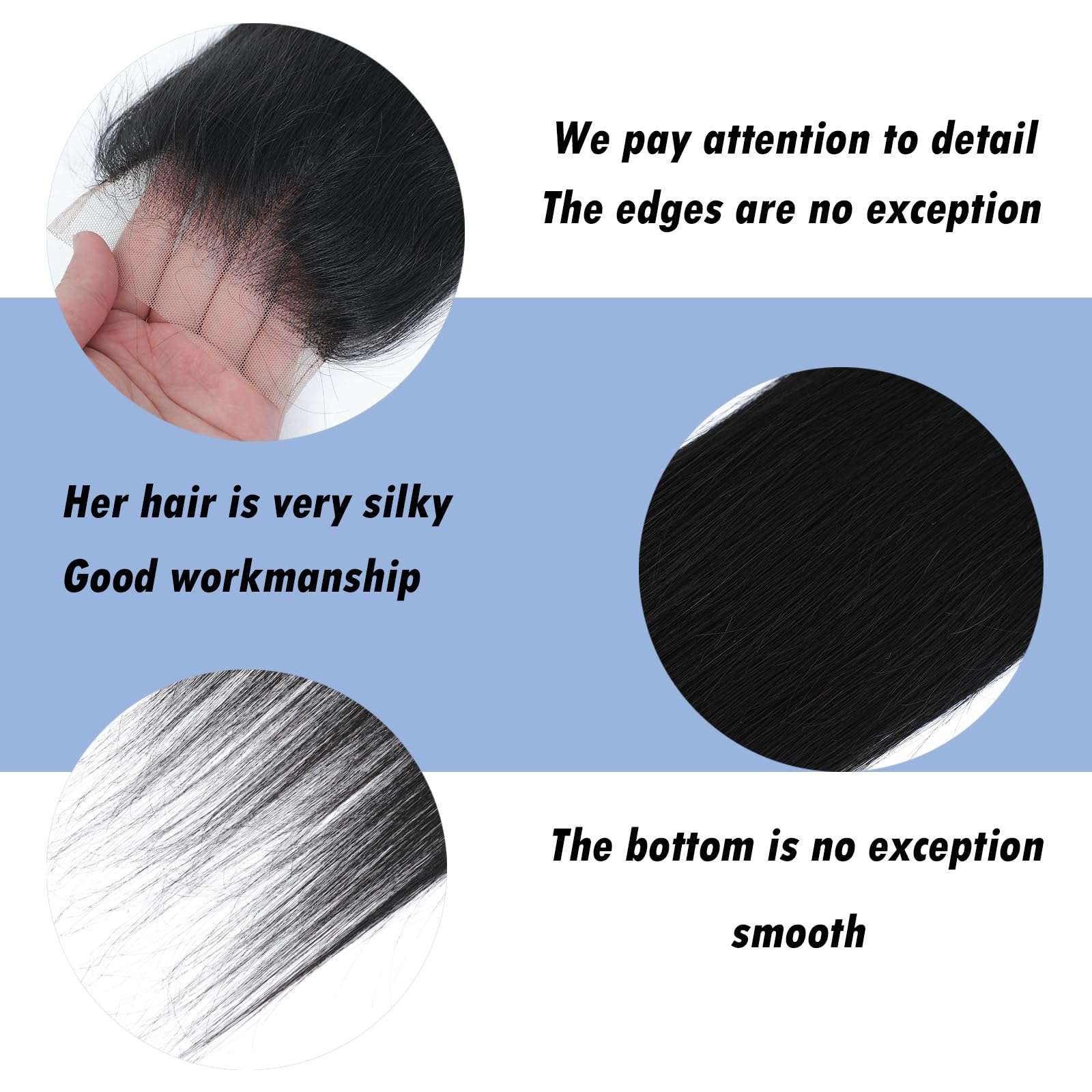 Authentic Look, Instant Transformation: Premium Real Human Hair Wigs – Perfect for Every Occasion! 10inchx4 with 10 inch closure 6