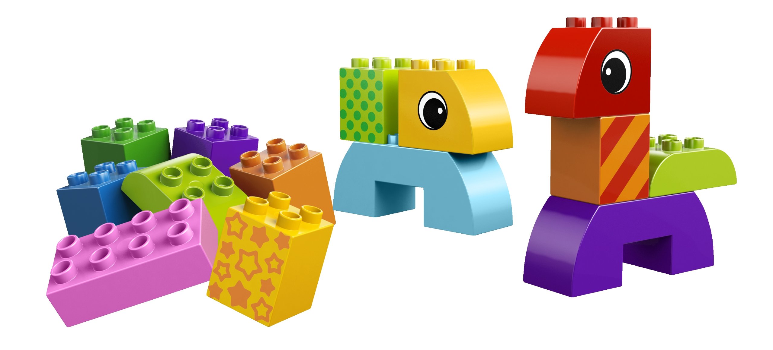 LEGO DUPLO Creative Play Toddler Build and Pull Along 10554 5