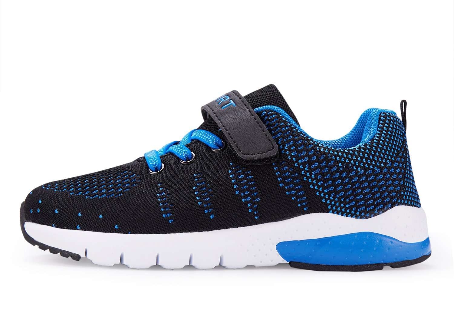 MAYZERO Kids Tennis Shoes Breathable Athletic Shoes Lightweight Walking Running Shoes Fashion Sneakers for Boys and Girls Blue 2