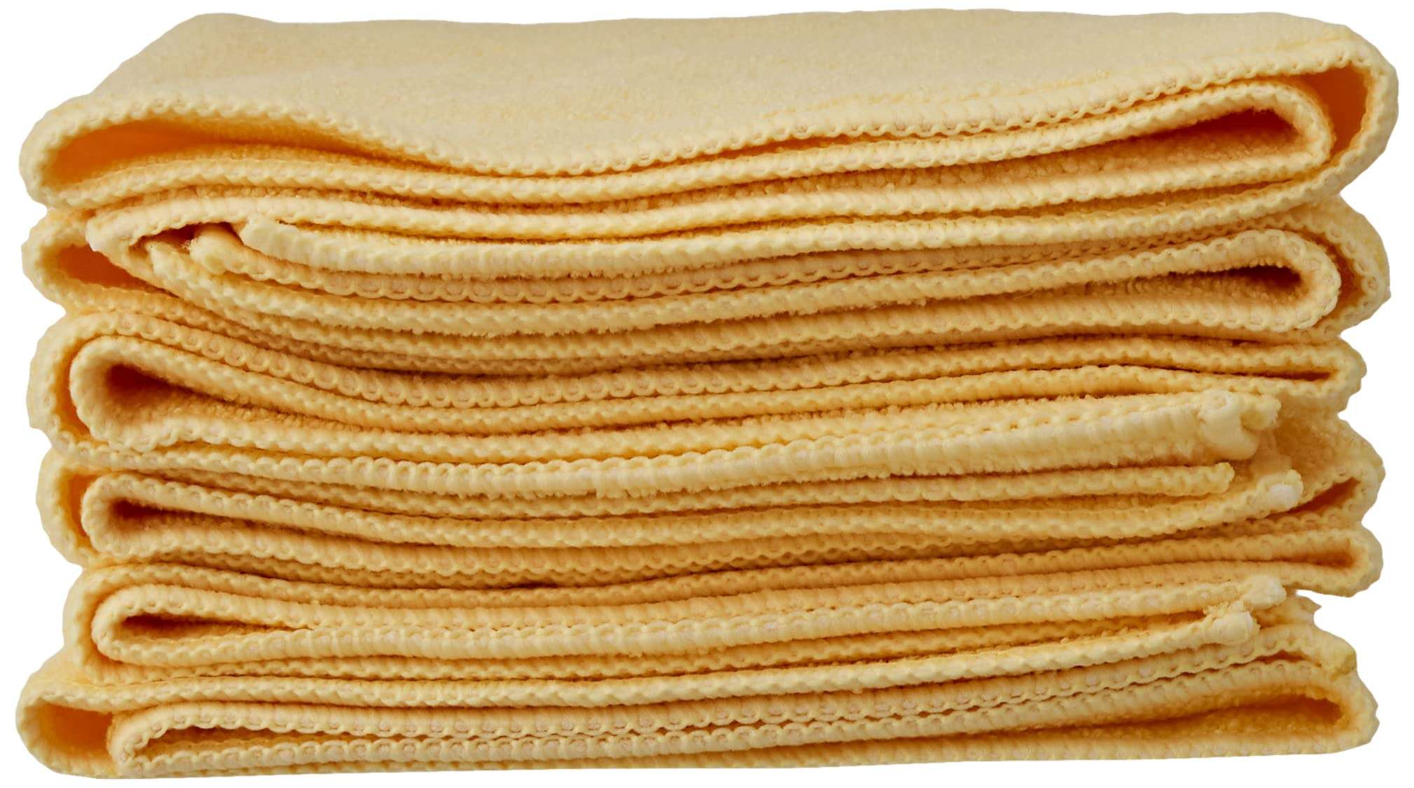 Amazon Basics Thick Microfiber Cleaning Cloth, Pack of 3, Yellow, 16 in x 24 in 3