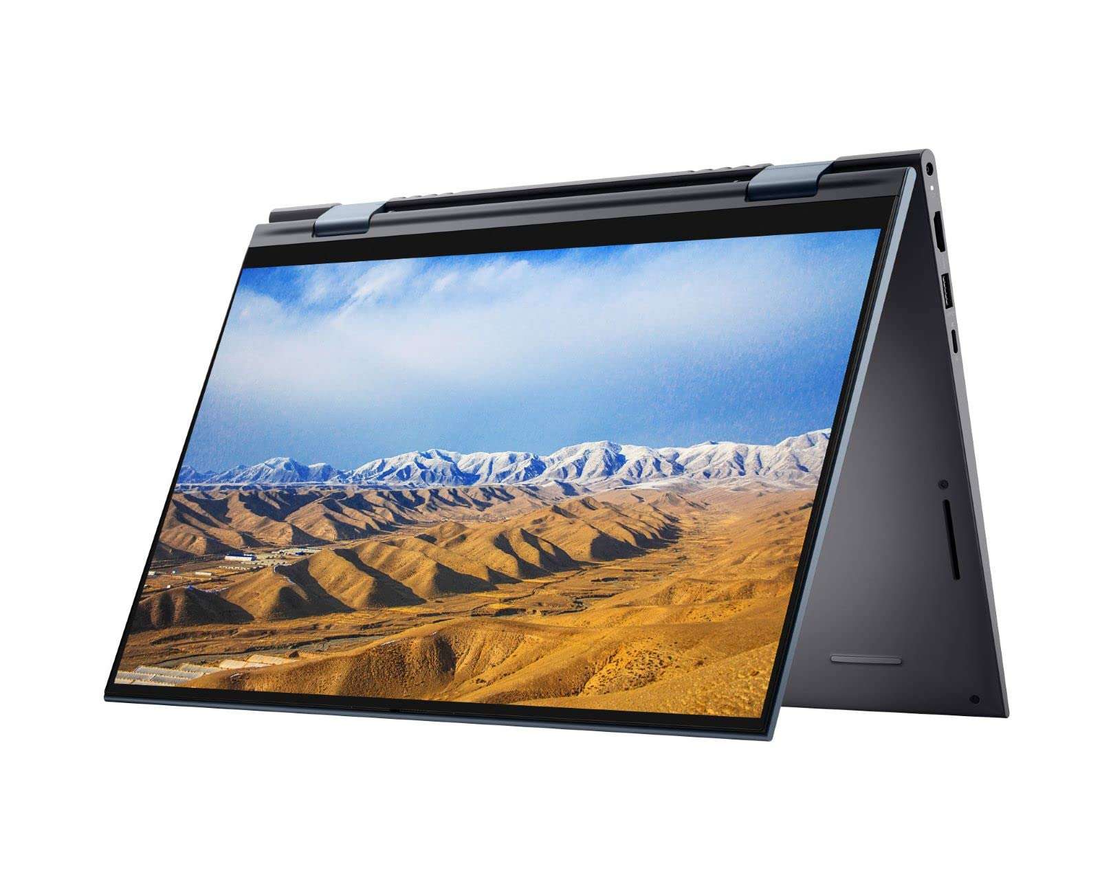 DELL Inspiron 7415 2-in-1 Touchscreen Laptop, 14" Full HD, AMD Ryzen 7 5700U (8 cores), 32GB RAM, 2TB PCIe SSD, HDMI, WiFi 6, FP Reader, Backlit KB, Windows 11 Home, Blue 5