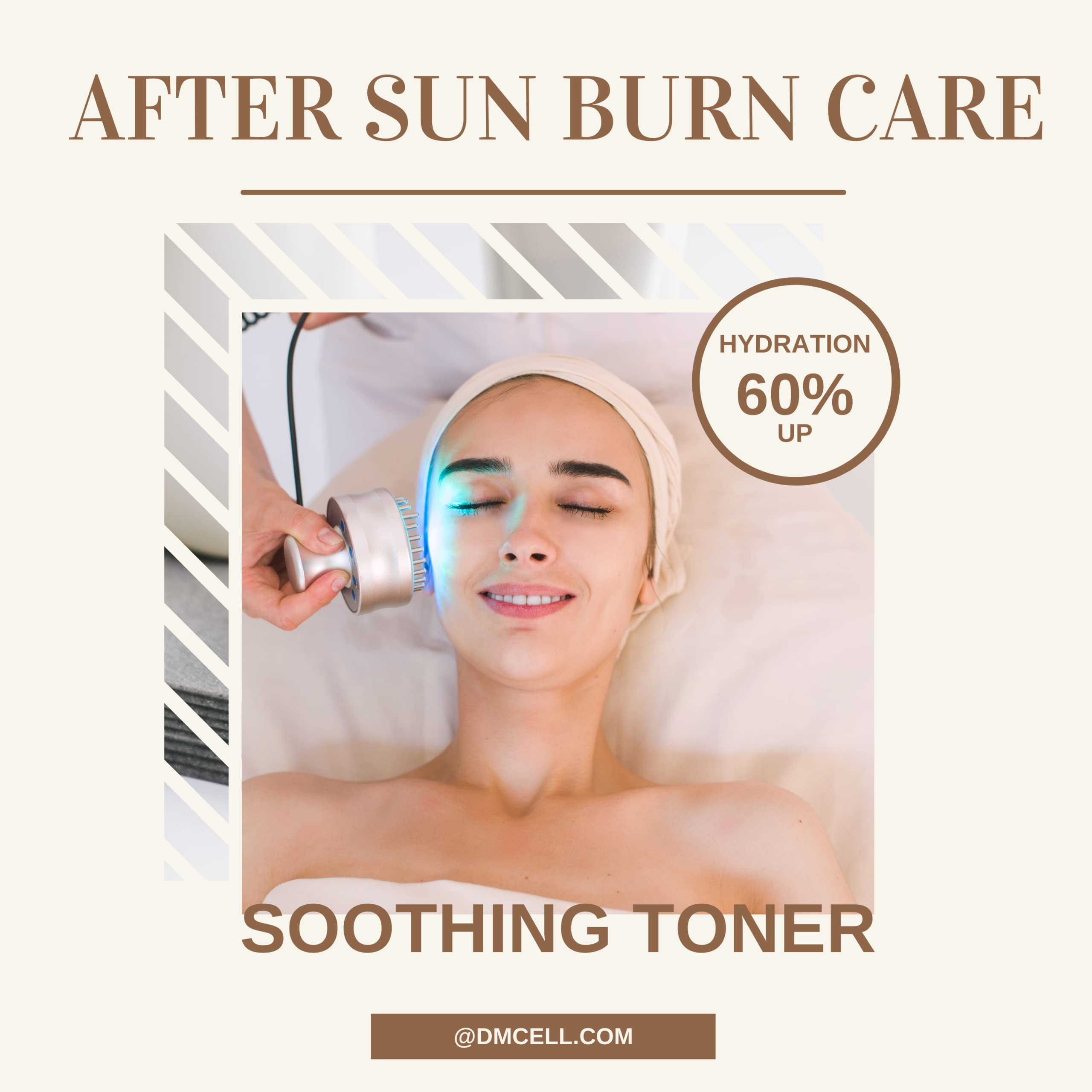 DM.Cell | Hydrating Facial Toner for Sensitive Skin | PLS Solution After microneedling Toner, Soothing with EGF and Witch Hazel Formula | Alcohol-Free Toner | Korean Skincare, 3.38 oz 4