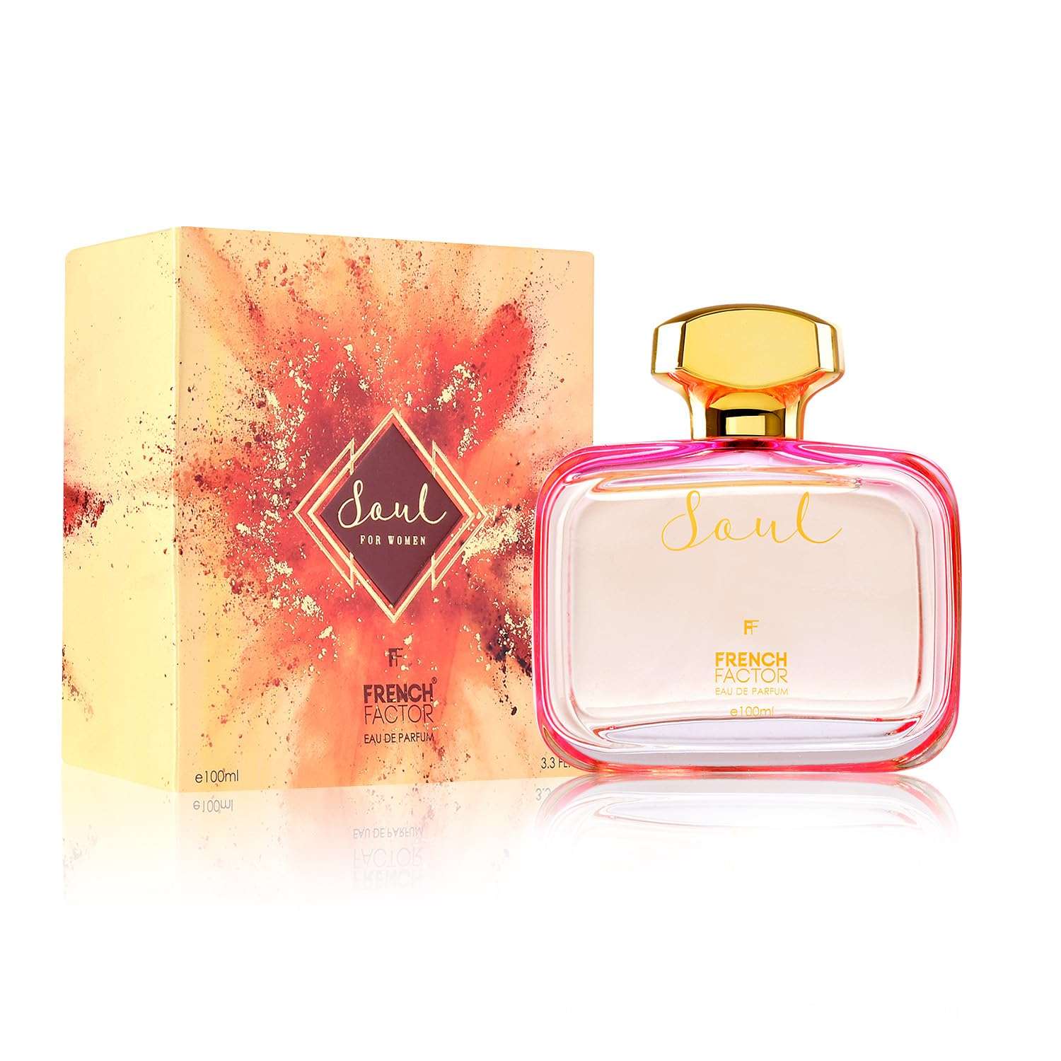 French Factor Soul Luxury Perfume For Women Long Lasting Eau De Parfum With Floral And Musk Notes Gift For Girls Made in India (Pack of 1, 100ml) 6