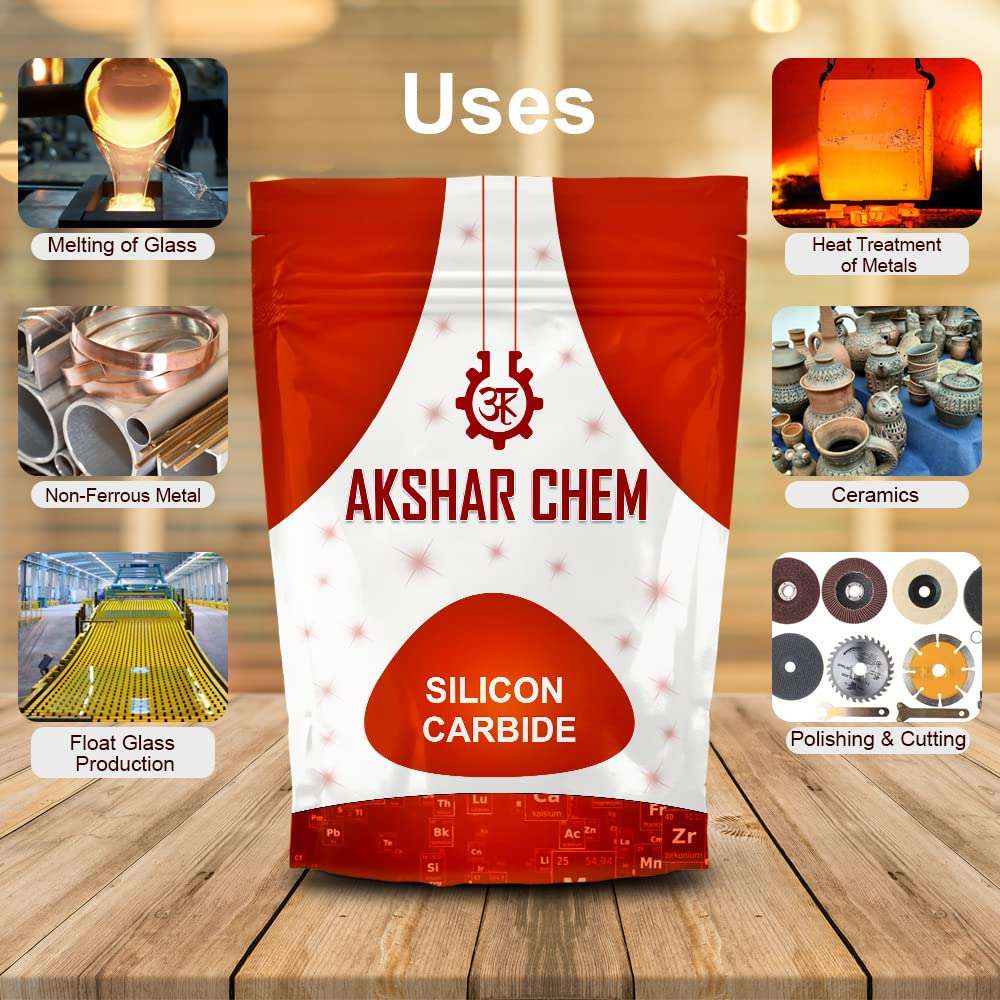 Industrial Silicon Carbide - High-Performance Abrasive and Refractory Compound (100 Grams) 3