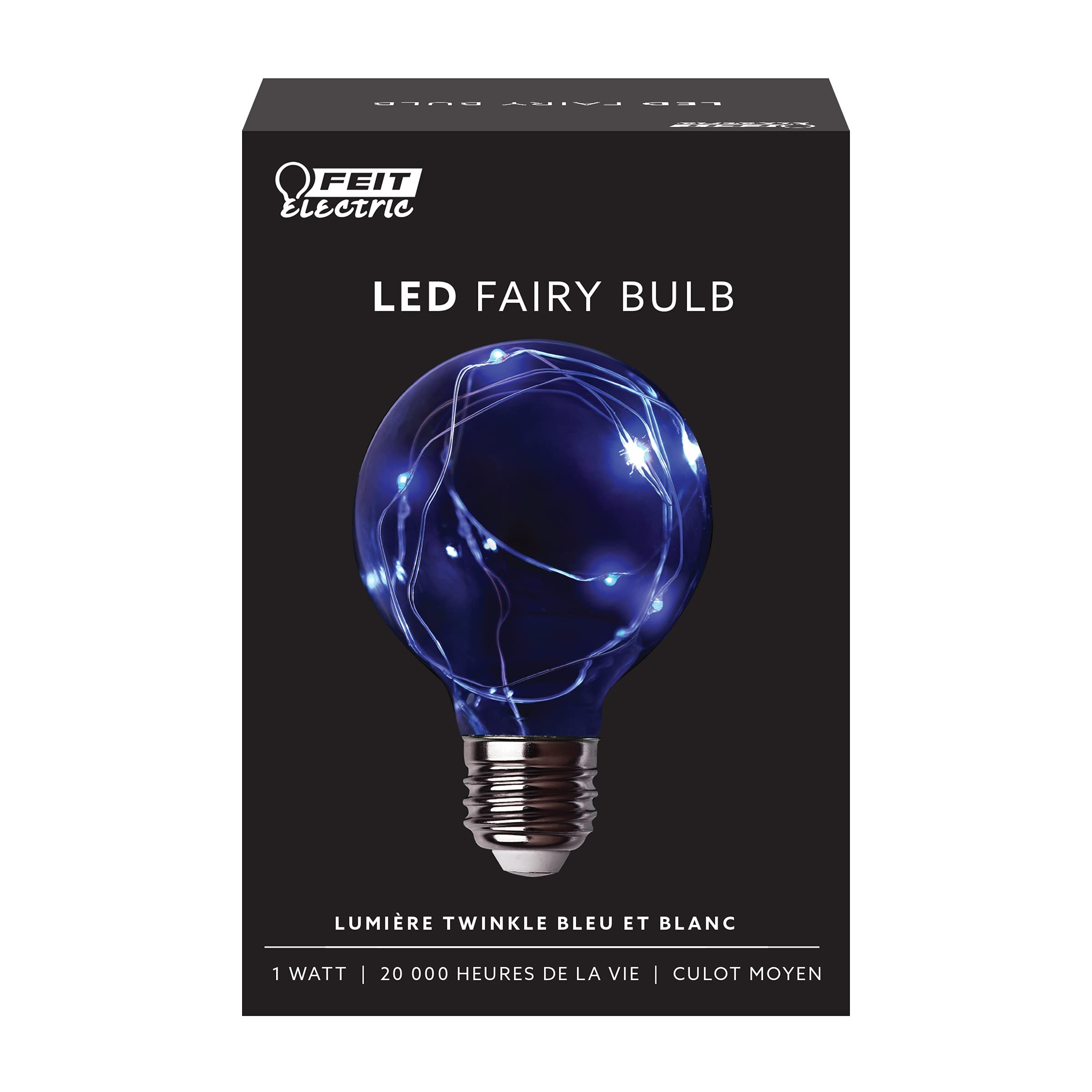 Feit Electric Fairy Blue and White LED Bulb 3