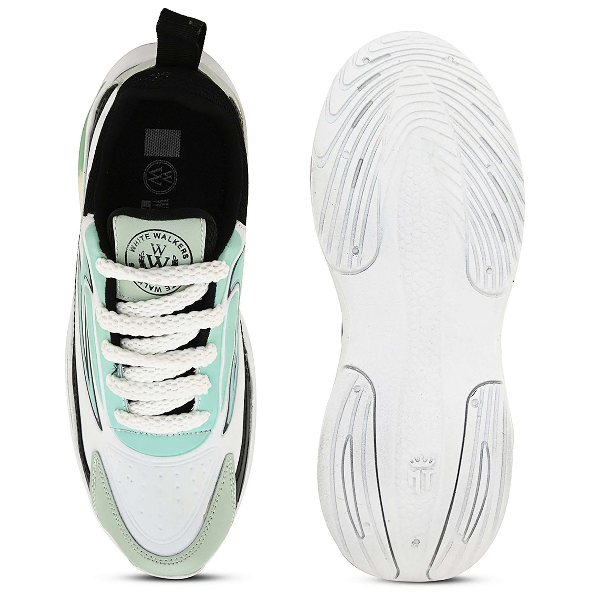 LAVISTA Mesh Latest Stylish Men Sports Shoes Running Walking for Men's Green 5