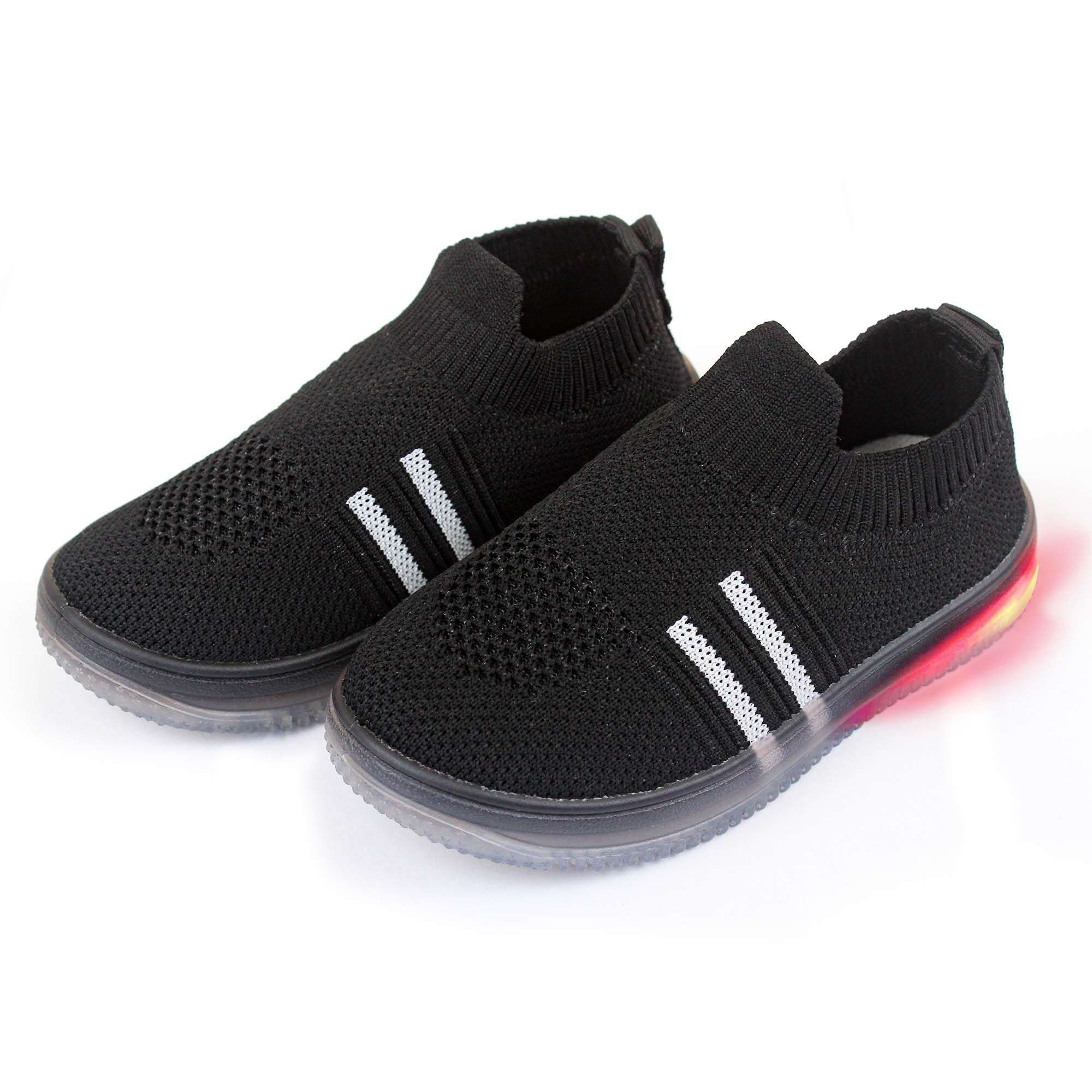 Kids Light Up Pull On Shoes Toddler Girls Boys Breathable Led Flashing Sneakers Running Shoes/Slip-on For Boys&Girls |Fashionable and Fun for Boys and Girls | Available in Toddler and Little Kid Size 1