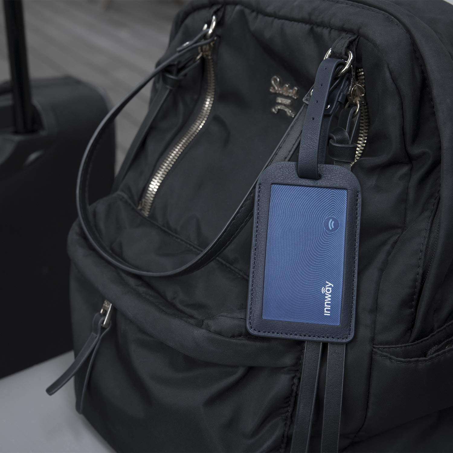 Innway Card Classic - Ultra Thin Rechargeable Bluetooth Tracker Finder for Android. Find Your Wallet, Bag, Backpack, Keys, Laptop, Tablet. (Blue) 5
