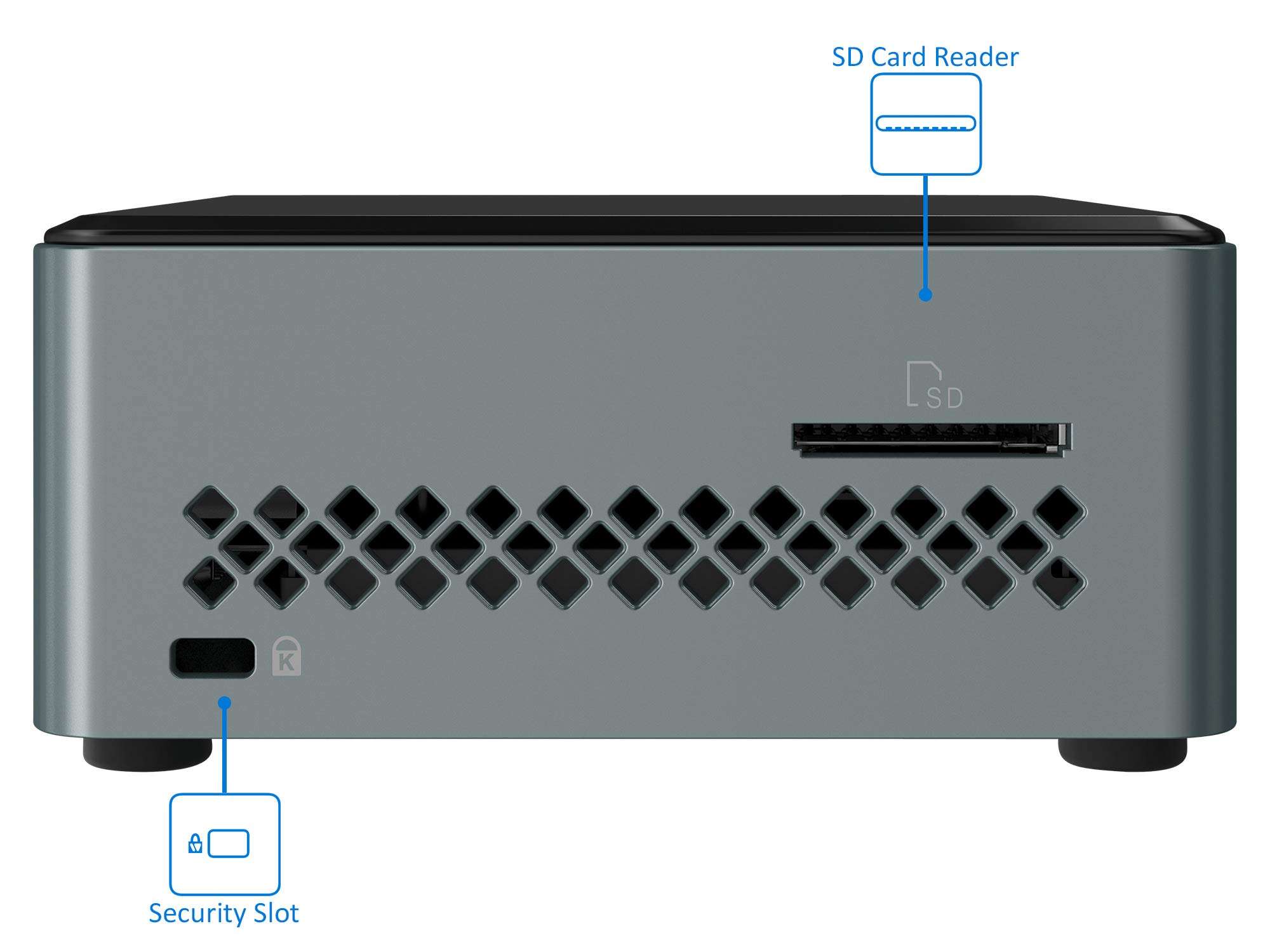 Intel NUC 6 Essential Kit (NUC6CAYH), Intel Celeron J3455, 4GB DDR3, 128GB SSD, 4k Support, Dual Monitor Capable, WiFi, Bluetooth, Windows 10 Professional 64Bit … (Celeron|Tall| 4GB Ram + 128GB SSD) 5