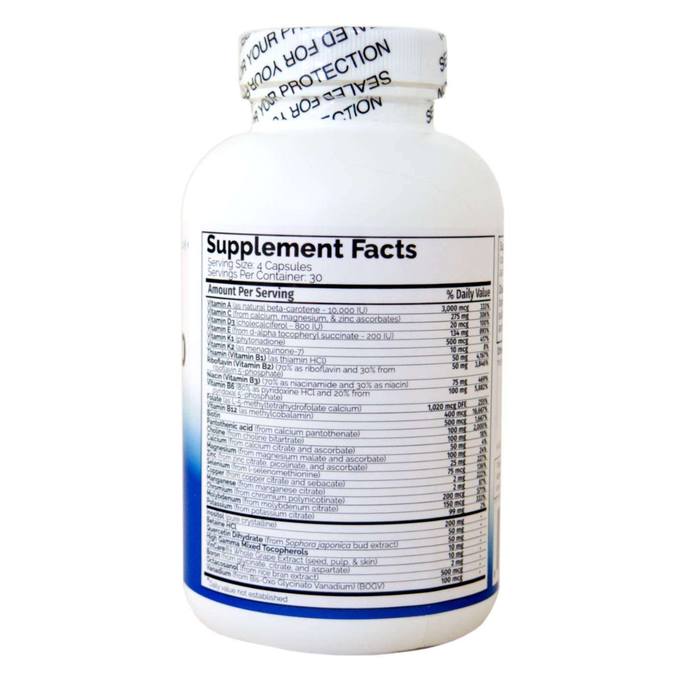 Multi Two (120 Capsules) - Advanced, Full-Spectrum Multivitamin, Mineral, and Cofactor Formula - Coenyzme Vitamins - Veggie Caps 3