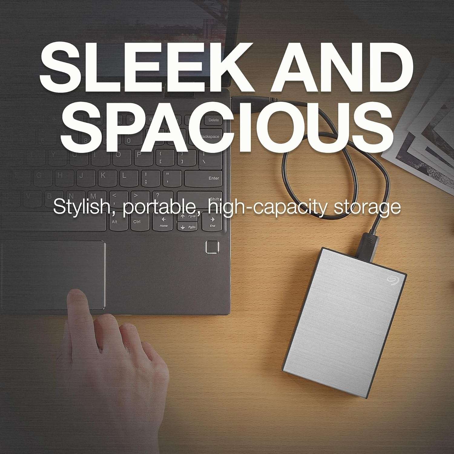 Seagate One Touch 4TB External HDD with Password Protection – Black, for Windows and Mac, with 3 yr Data Recovery Services, and 6 Months Mylio Create Plan and Dropbox Backup Plan (STKZ4000400) 2