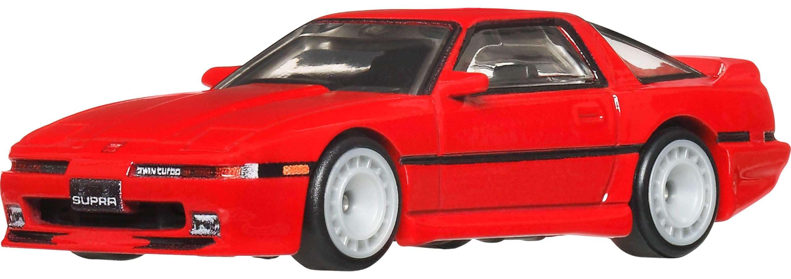 Hot Wheels Premium Car Culture Collectible Toy Car, 1:64 Scale Die-Cast Toyota Supra A70, Ronin Run 2 Vehicle with Real Riders Tires 3
