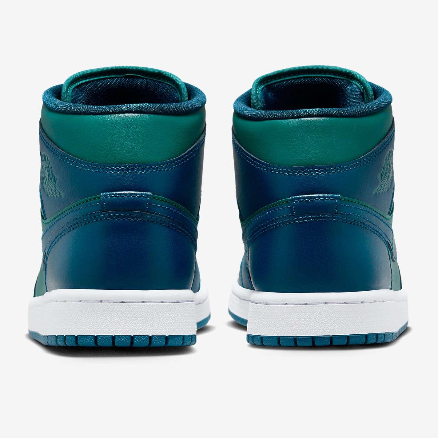 Jordan Nike Air 1 Mid Womens Sky J Teal/Sky J Fr Blue-White Size 7.5 3