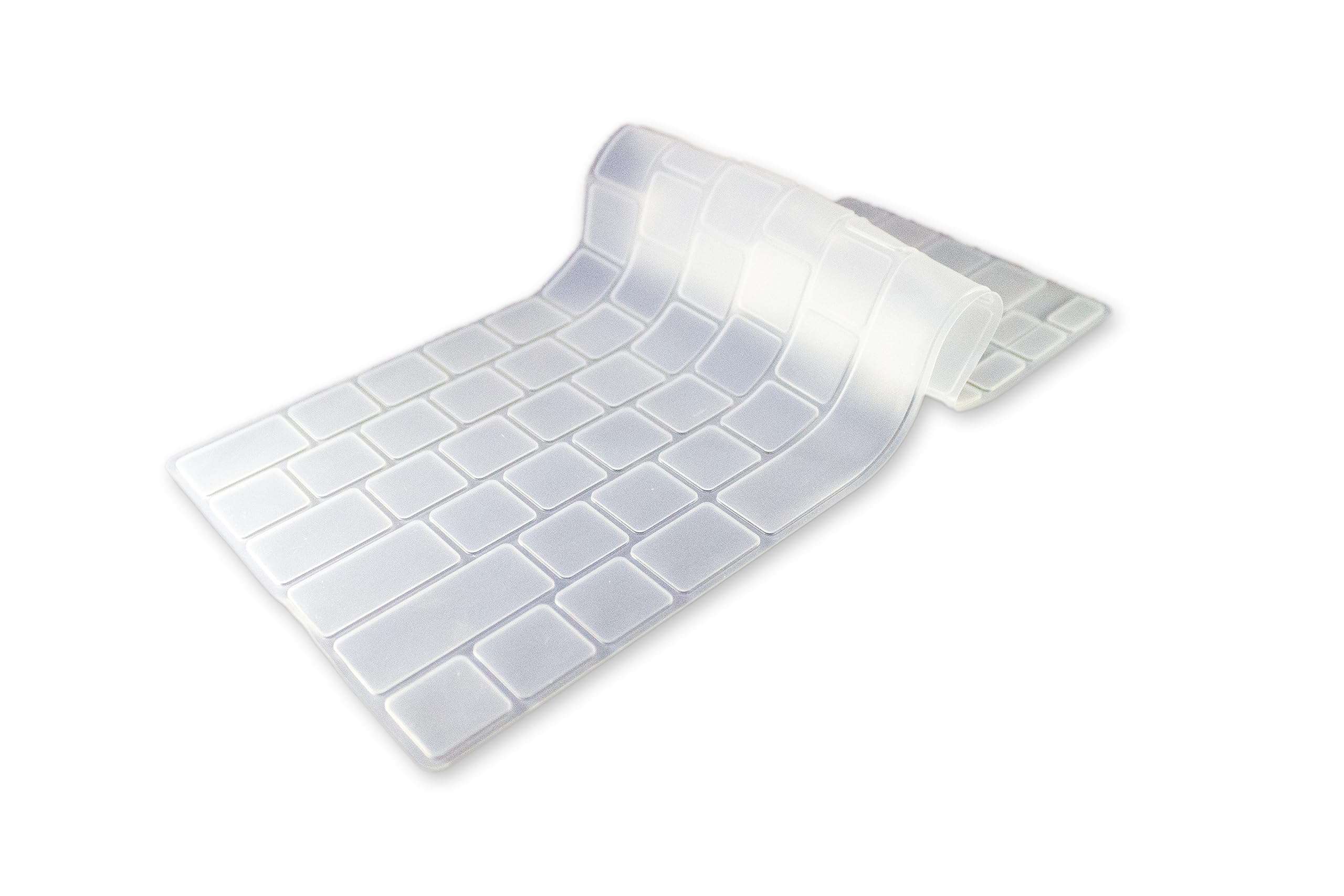 iCare Keyboard Protector 2023 MacBook Air15 M2 Chip A2941 Ultra-Thin Desktop PC Silicone Keyboard Cover Silicone Cover (Clear) 3