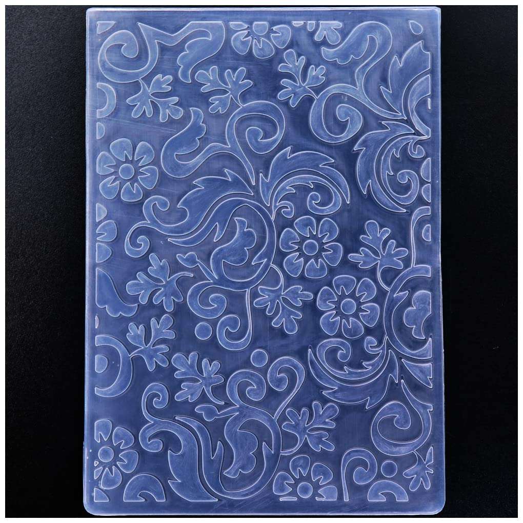 Kwan Crafts Flowers Leaves Plastic Embossing Folders for Card Making Scrapbooking and Other Paper Crafts 3040229 1