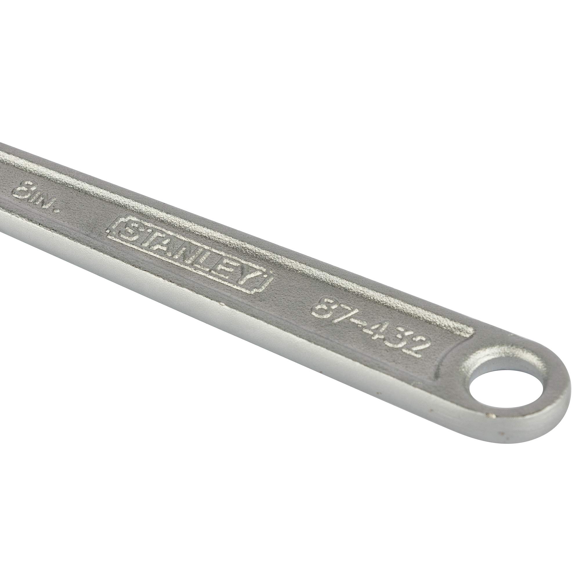 STANLEY STMT87432 8''/200mm Chrome Plated Adjustable Wrench 6