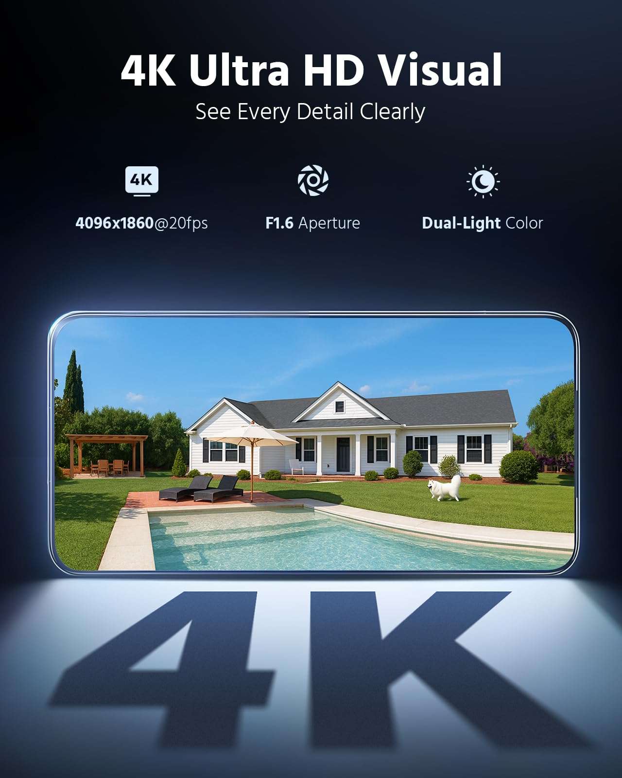 ANNKE 12MP 8CH PoE NVR, 2pcs 4K Dual Lens IP Camera, Smart AI Network Video Recorder, Support up to 8X IP Cameras, 24/7 Recording, RTSP 3