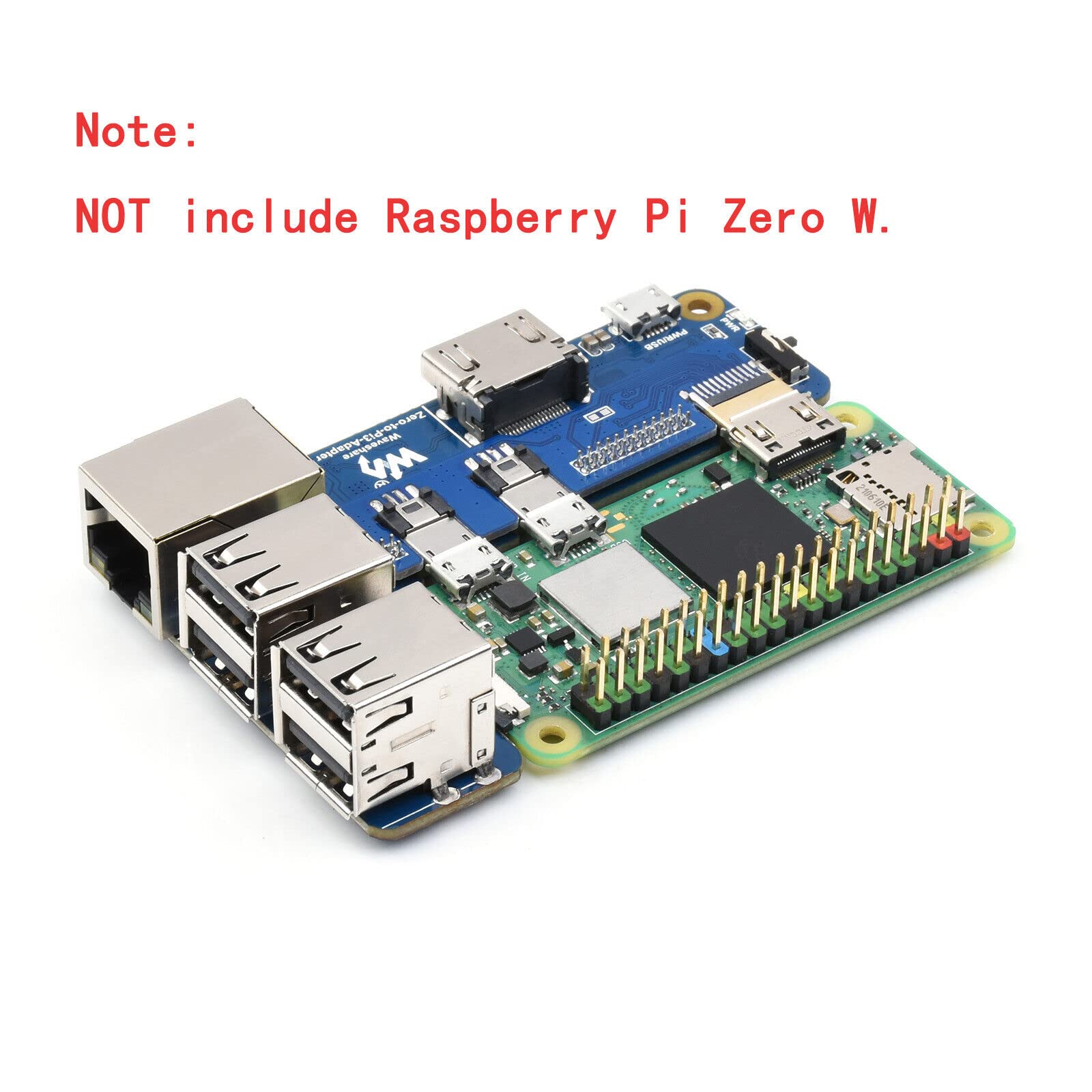 CHICHIYANG 4-Way USB Hub Expansion Board Module for Raspberry Pi Zero Series BPI M2 Zero Expansion Board Replacement 6
