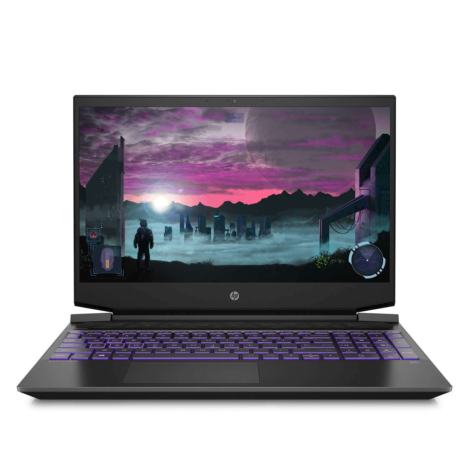 HP Pavilion Gaming 5th Gen AMD Ryzen 5 Processor 15.6 inches(39.6cm) FHD Gaming Laptop (8GB/512GB SSD/144 Hz/Windows 10 Home/MS Office/NVIDIA GTX 1650 4GB/Shadow Black), 15-ec2008AX, 1.98kg 1