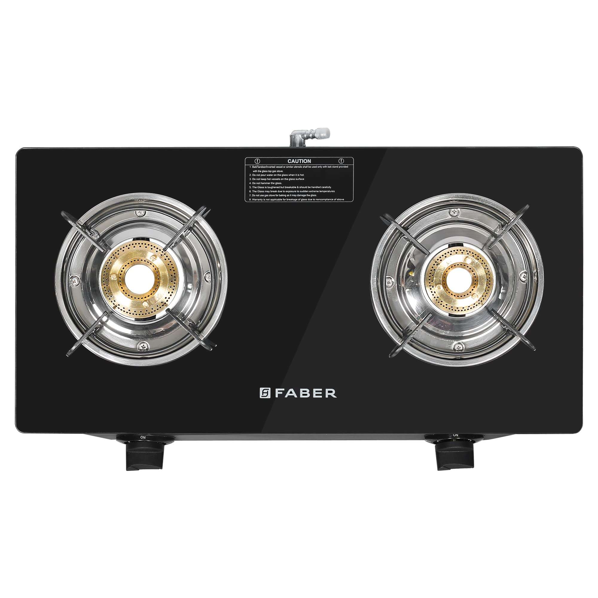 Faber 2 Burner gas stove (ARROW 2BB BK) Manual Ignition, Black 5