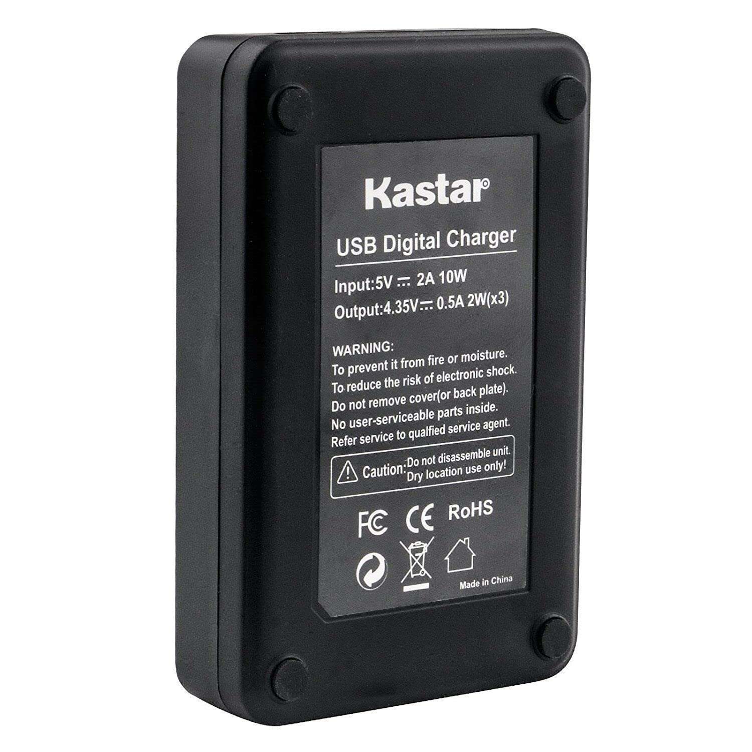 Kastar 4 Pack NP-BG1 Battery and LCD Triple USB Charger Compatible with Sony DSC-WX1, DSC-WX10, HDR-GW55, HDR-GW77, DSC-H3, DSC-H7, DSC-H9, DSC-H10, DSC-H20, DSC-H50, DSC-H55, DSC-H70, DSC-H90 Camera 5