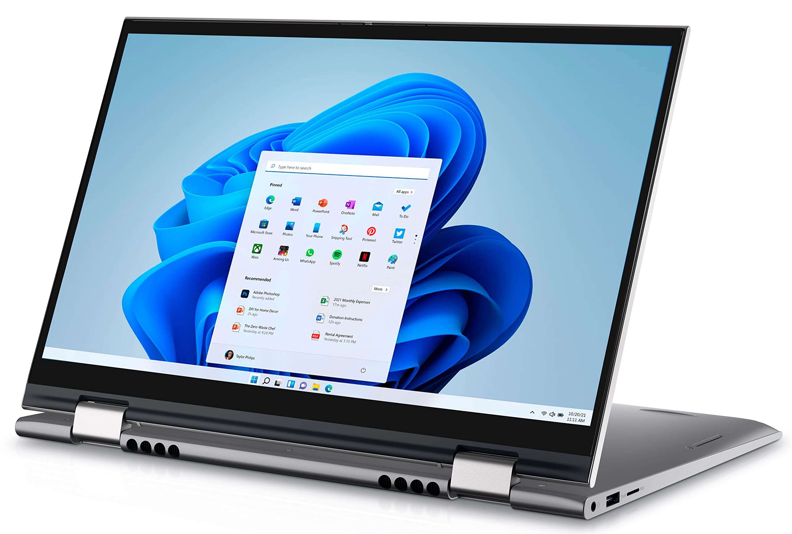 Dell Inspiron 5410 14.0" 60Hz Touchscreen FHD IPS 2-in-1 Laptop (Intel i7-1195G7 4-Core, 64GB RAM, 512GB PCIe SSD, Intel Iris Xe, Backlit KYB, Fingerprint, WiFi 6, BT 5.1, HD Webcam, Win 10 Pro) 5
