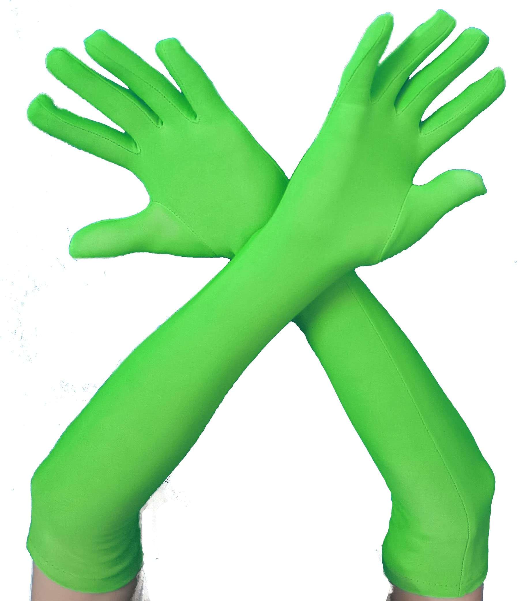 Chromakey Gloves Green Chroma Key Glove Invisible Effects Background Chroma Keying Green Gloves for Green Screen Photography Photo Video… (Tight, Green), 50x12cm 6