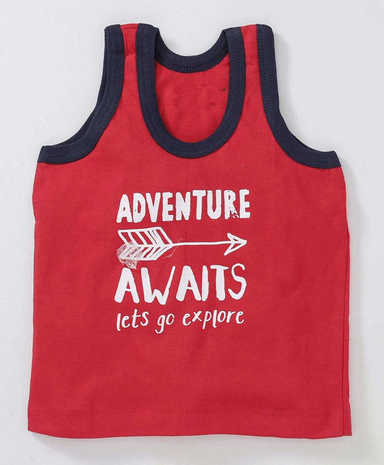 ANGAAKAR CLOTHINGS Printed Baby Vest For Kids Cotton Sleeveless Sando Baniyan infant Baby Innerwear Cloth For Boys & Girls, Pack of 6 2