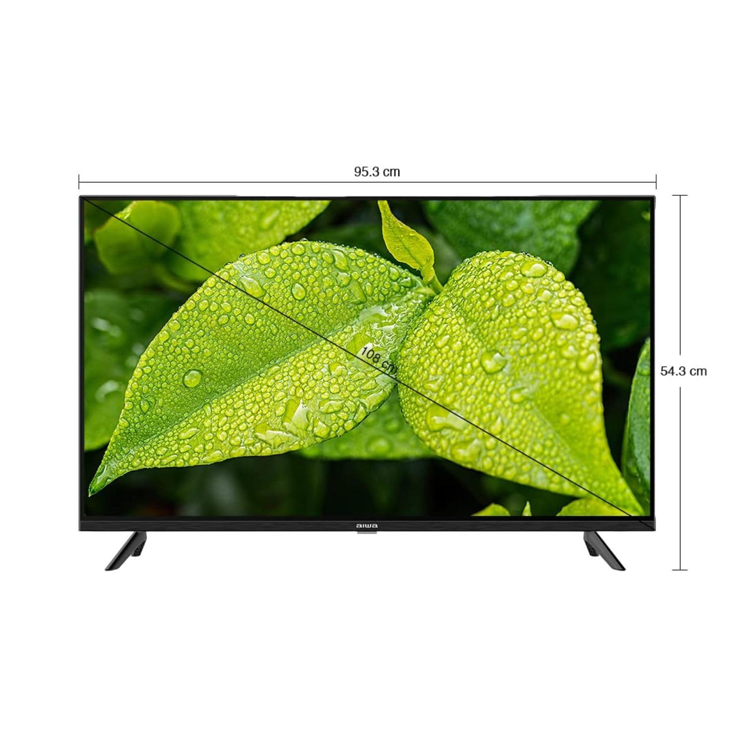 Aiwa 109 cm (43 Inches) Full HD Smart LED TV AV43FHDX1 (Black) (2023 Model) 6