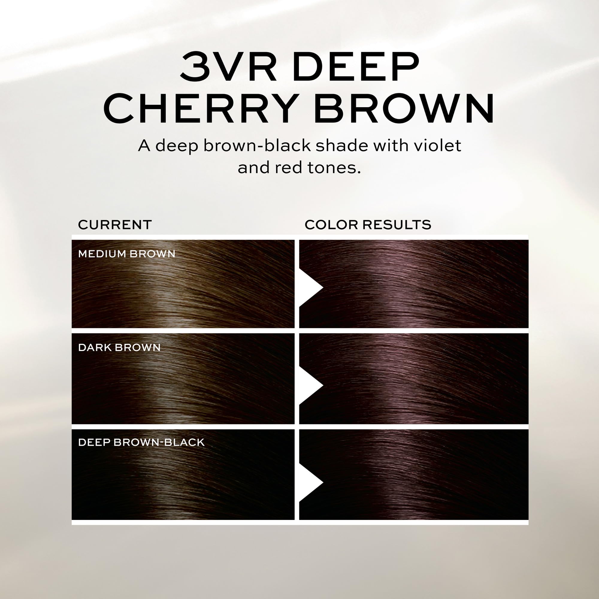 John Frieda Precision Foam Colour, Deep Cherry Brown 3VR, Full-coverage Hair Color Kit, Anti-Fade Gray Coverage, Deep Color Saturation Hair Dye, 1 Application 4