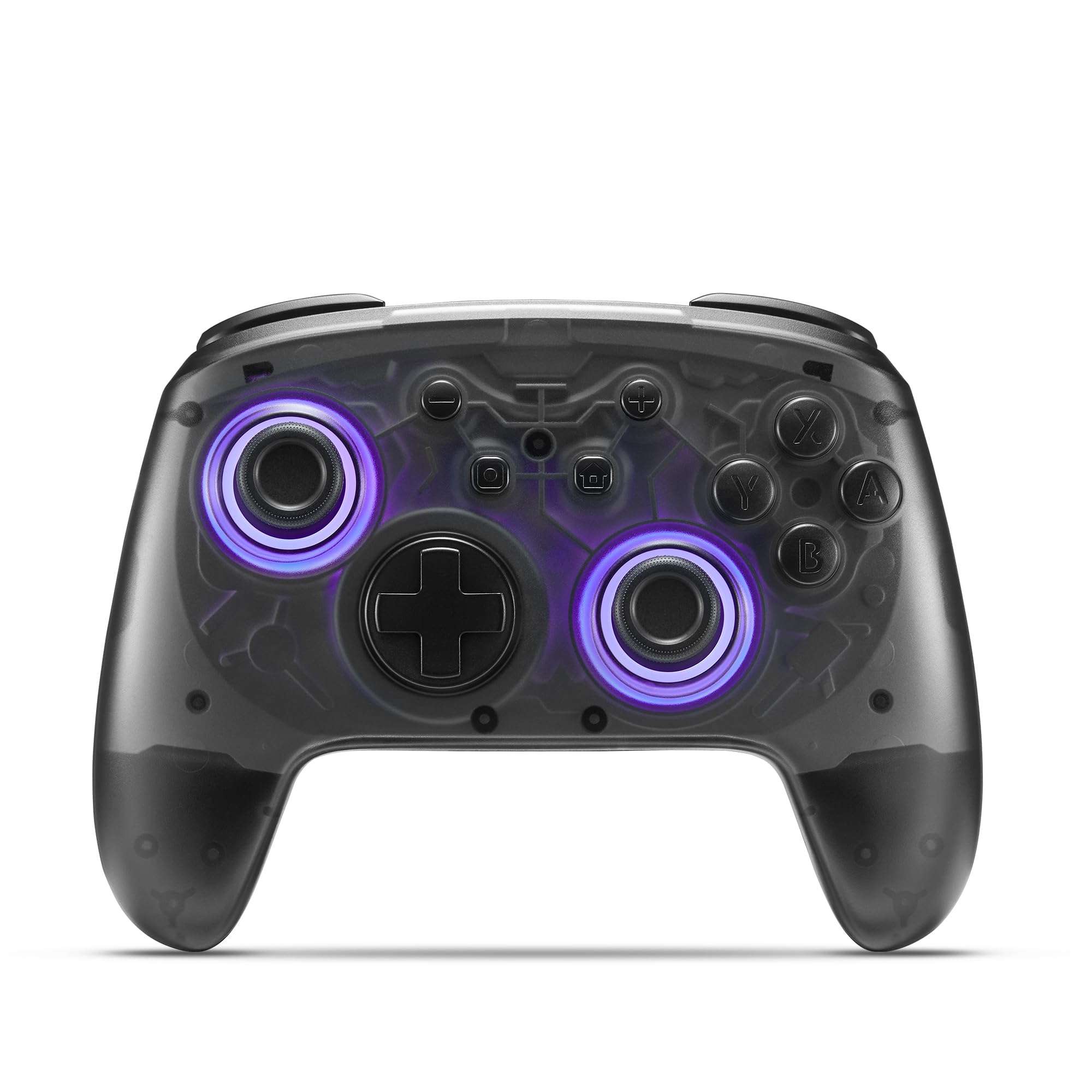 BINBOKPLAY Switch Controller, Wireless Switch Pro Controller for Switch/Lite/OLED, Switch Remote Gamepad with Mecha-Tactile Action Buttons/RGB Light/Map Button/6 Axis/Turbo 1