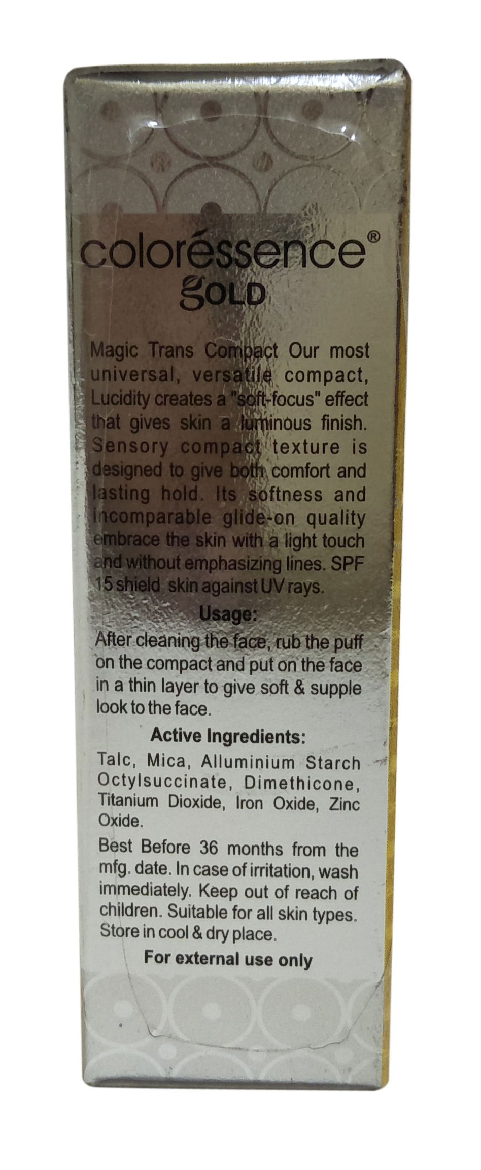 Coloressence True Tone Premium Compact - Blush Matte (CMP-03), 10g Carton 3