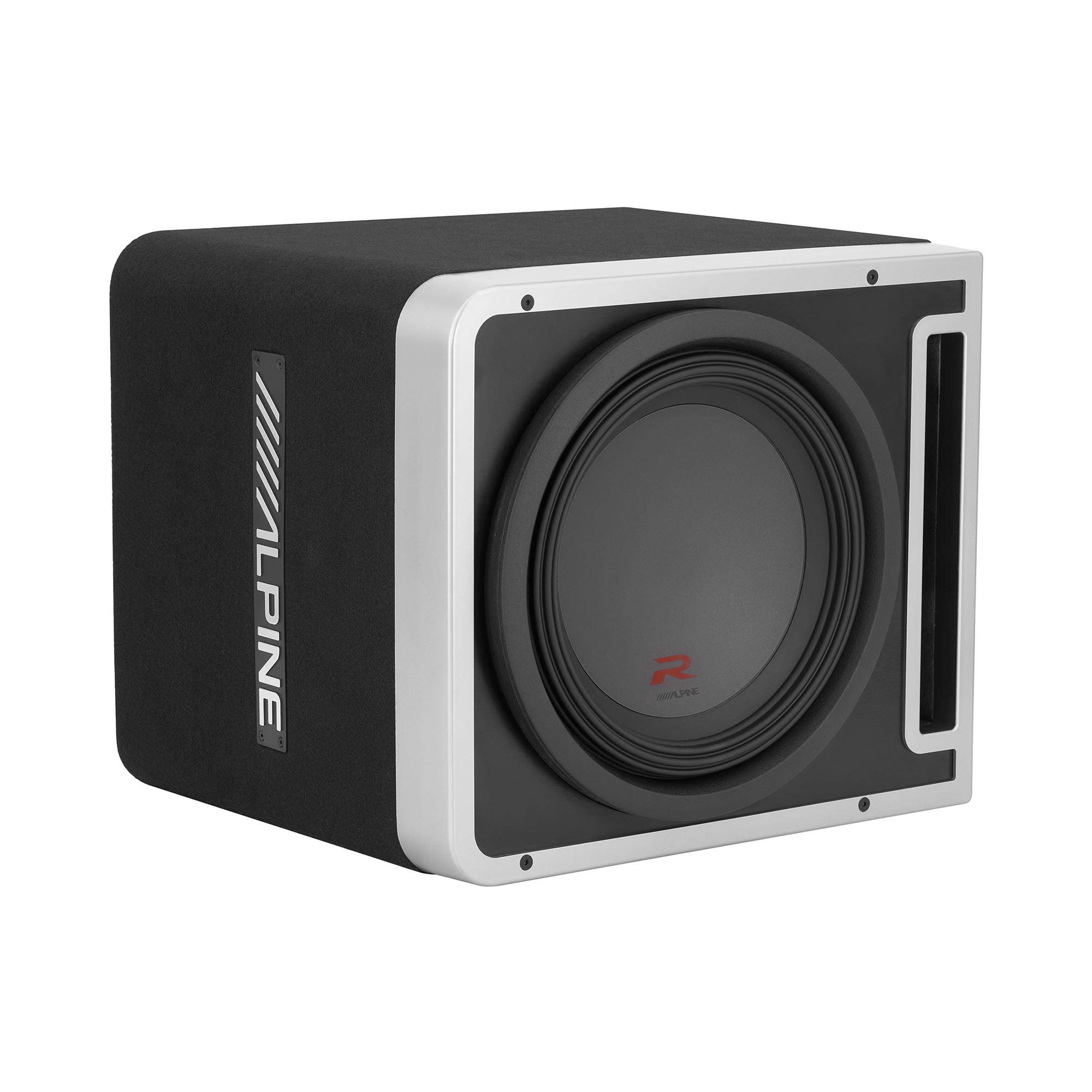 Alpine R-SB12V Pre-Loaded R-Series 12-inch Subwoofer Enclosures, with Alpine S-A60M 600 Watt Mono Amplifier 6