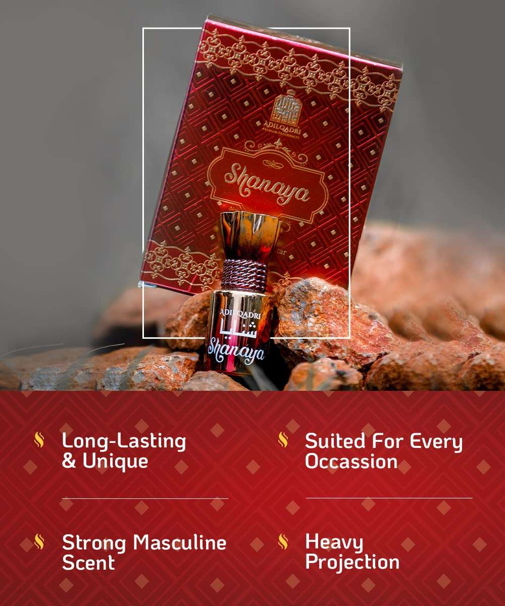 AdilQadri Shanaya Luxury Unisex 100% Alcohol Free Long Lasting Attar Perfume (6 ML) 4