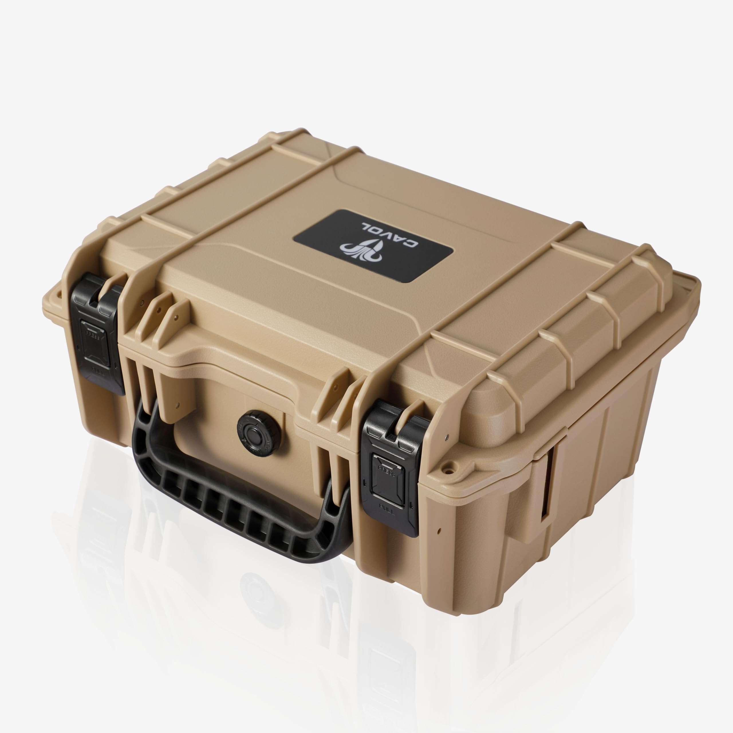 Cavol AC03 Knife Case for 24 Folding Knives-IPX7 Waterproof Heavy Duty Pocket Knife Storage Hard Case Box Storage Organizer, Folding Knife Holder Collection Box (Gobi Yellow) 3