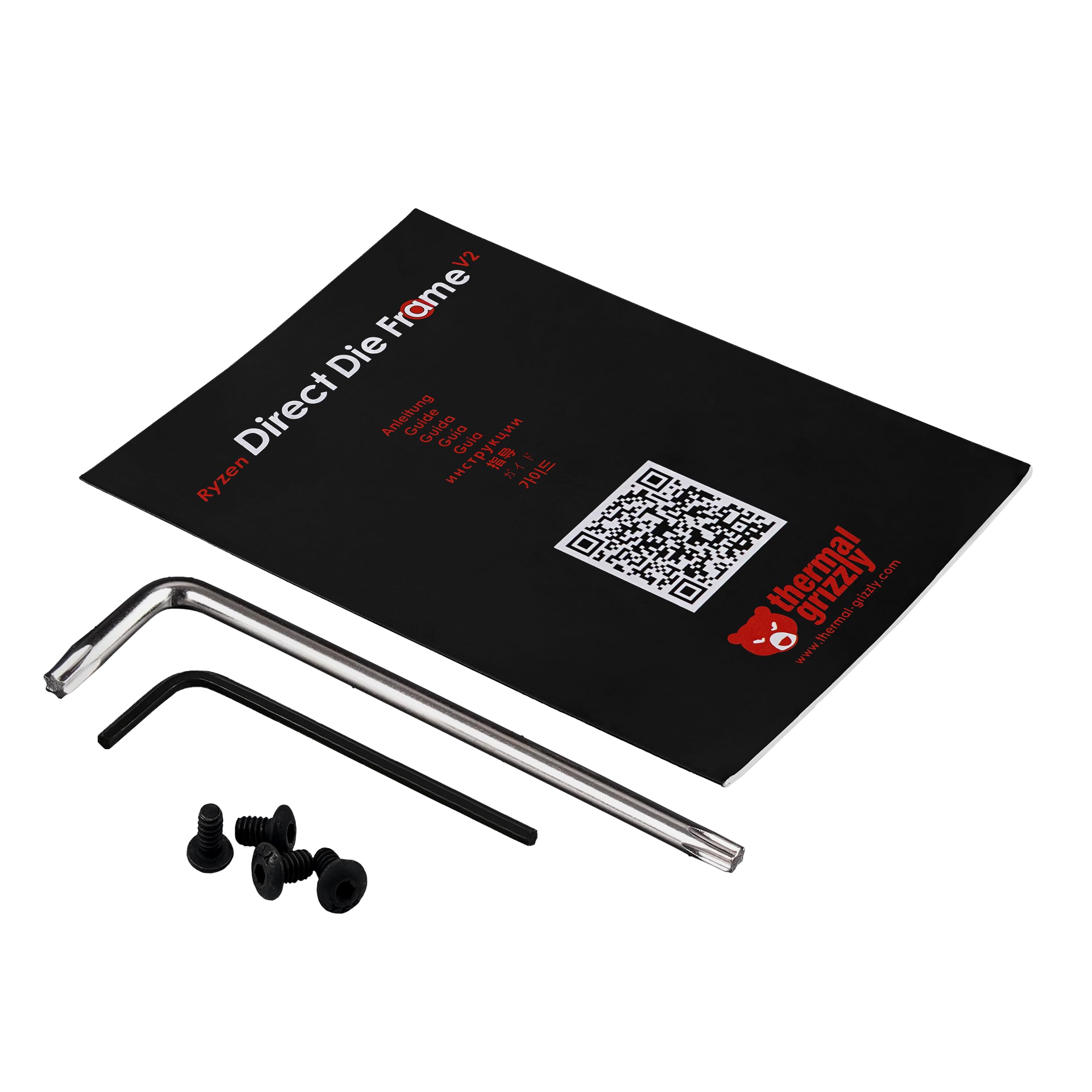 Thermal Grizzly - Direct Die Frame Ryzen 7000 V2 - Increased Compatibility - for Mounting Ryzen 7000 CPU Processors without The Integrated Heatspreader - Significantly Lowers Operating Temperatures 6