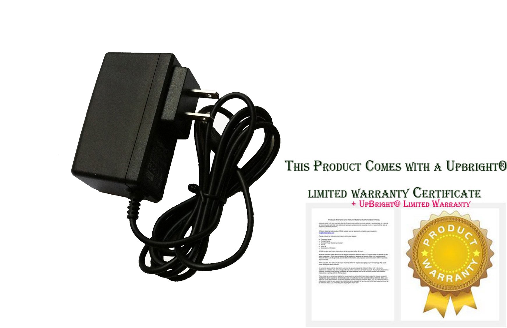 UpBright 12V 1A AC/DC Adapter for TRENDnet TV-IP310PI TV-IP311PI TV-IP312PI TV-IP320PI TV-IP321PI TEW-671BR TEW-691GR TEW-692GR TEW-639GR RB-TEW-637AP TE100 TEW-640MB TEW-690AP TEW-647GA TK-801R PSU 2