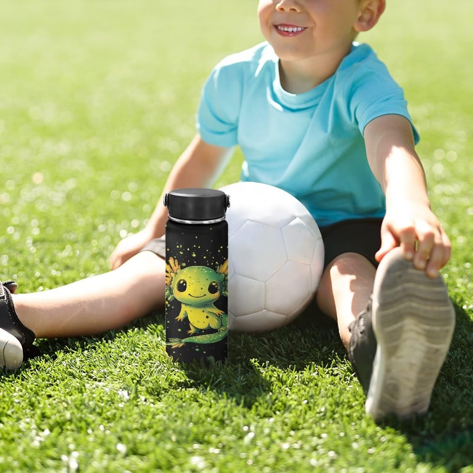 Bivxisrvo Brown Cow Insulated Water Bottle 21 oz Stainless Steel Travel Tumbler Leak Proof Kids Cup with Straw for School Vacuum Flask for Hot and Cold Drinks Car Seat Cup Holder Friendly 6