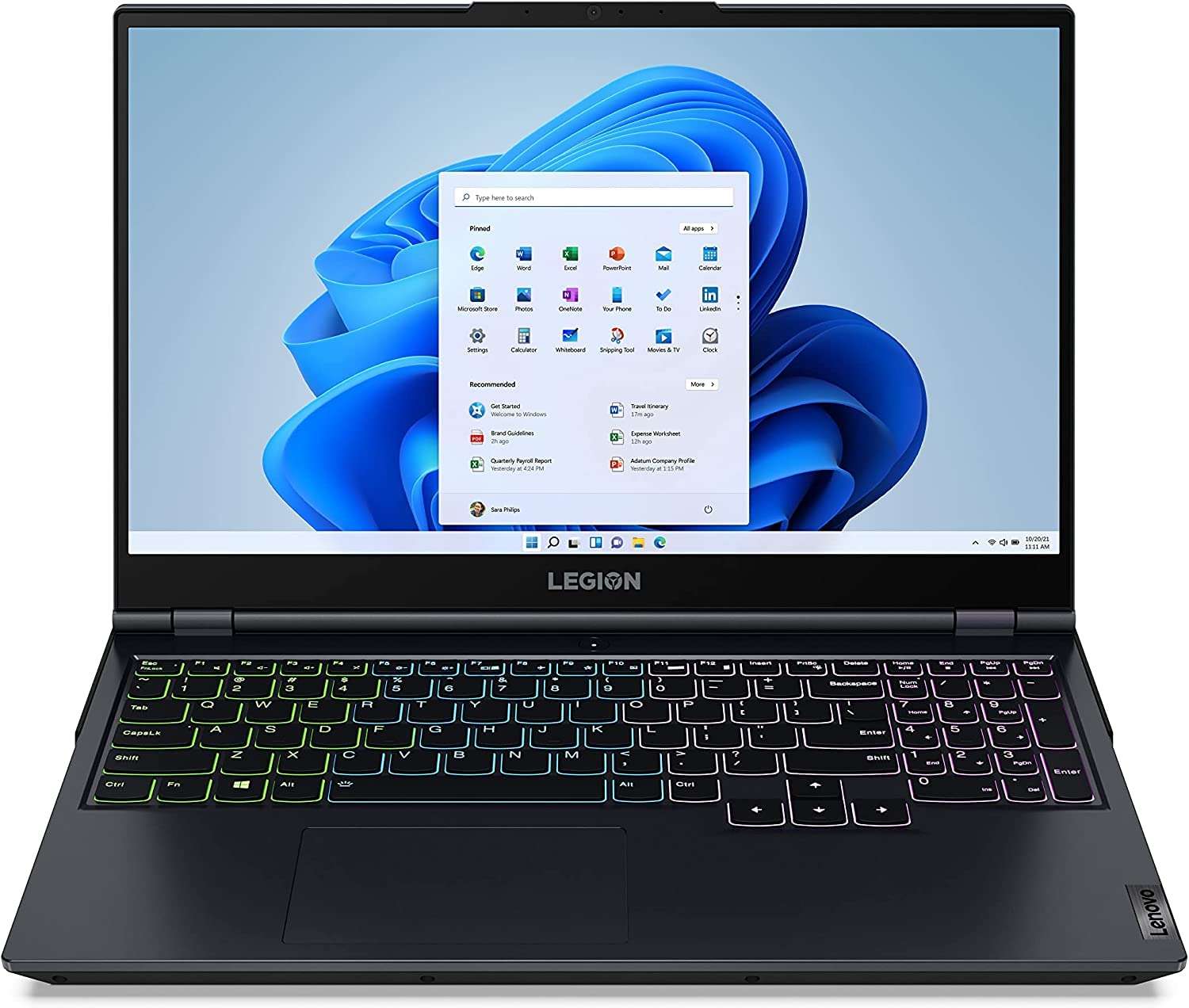 Lenovo Legion 5 Gaming Laptop, 15.6" FHD Display, AMD Ryzen 7 5800H, 16GB RAM, 512B SSD Storage, NVIDIA GeForce RTX 3050Ti, Windows 10H, Phantom Blue, TGCUS Accessories 2