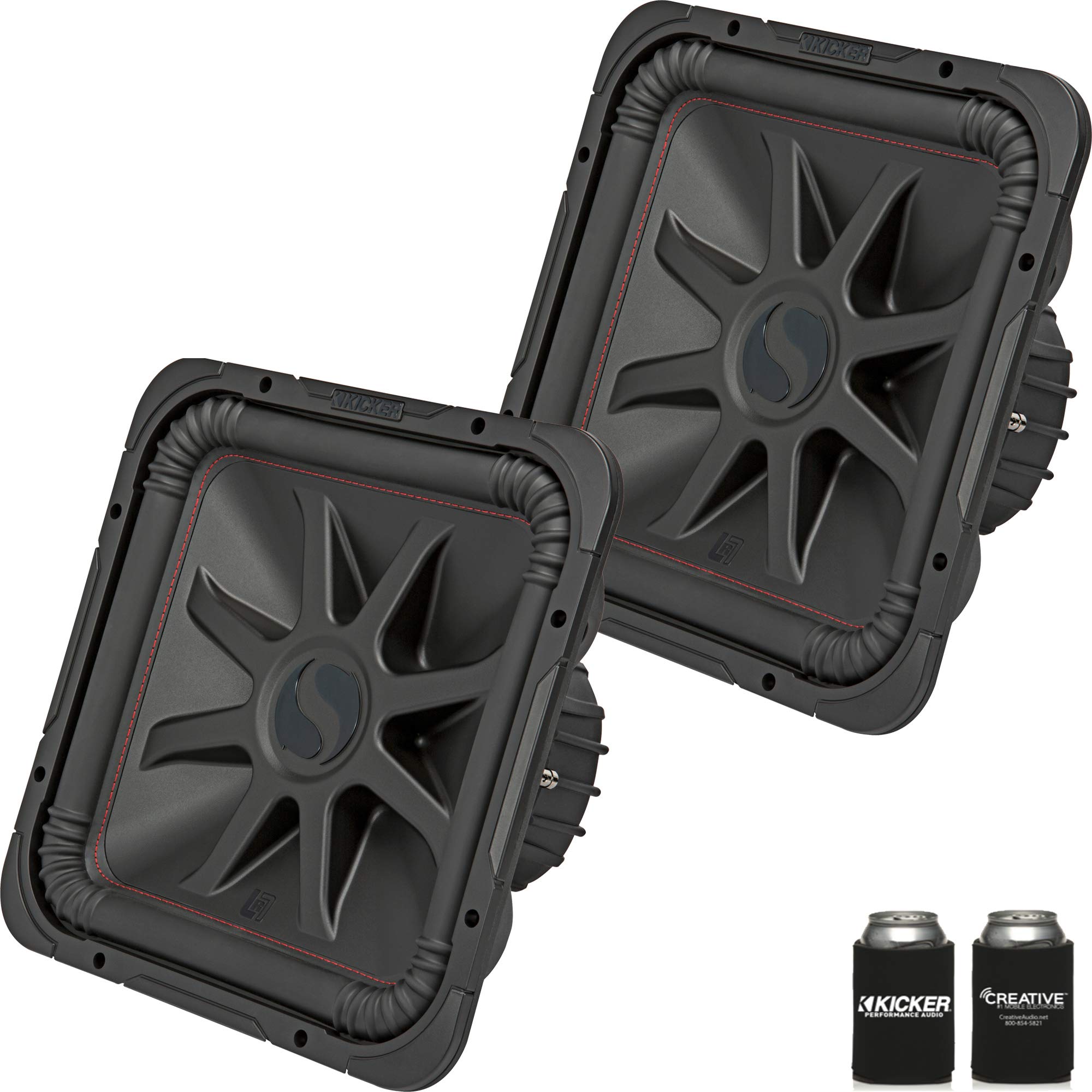 Kicker L7R Bundle - Two 45L7R152 15-Inch Dual 2-Ohm Subwoofers 1
