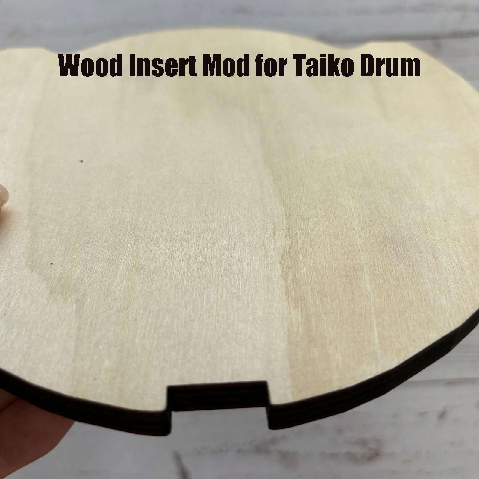 JILINWEI Sensitivity Mod Plate for Taiko Drum,Wood Insert Mod for Making your Taiko Drum Controller More Reactive and Sensitive 4