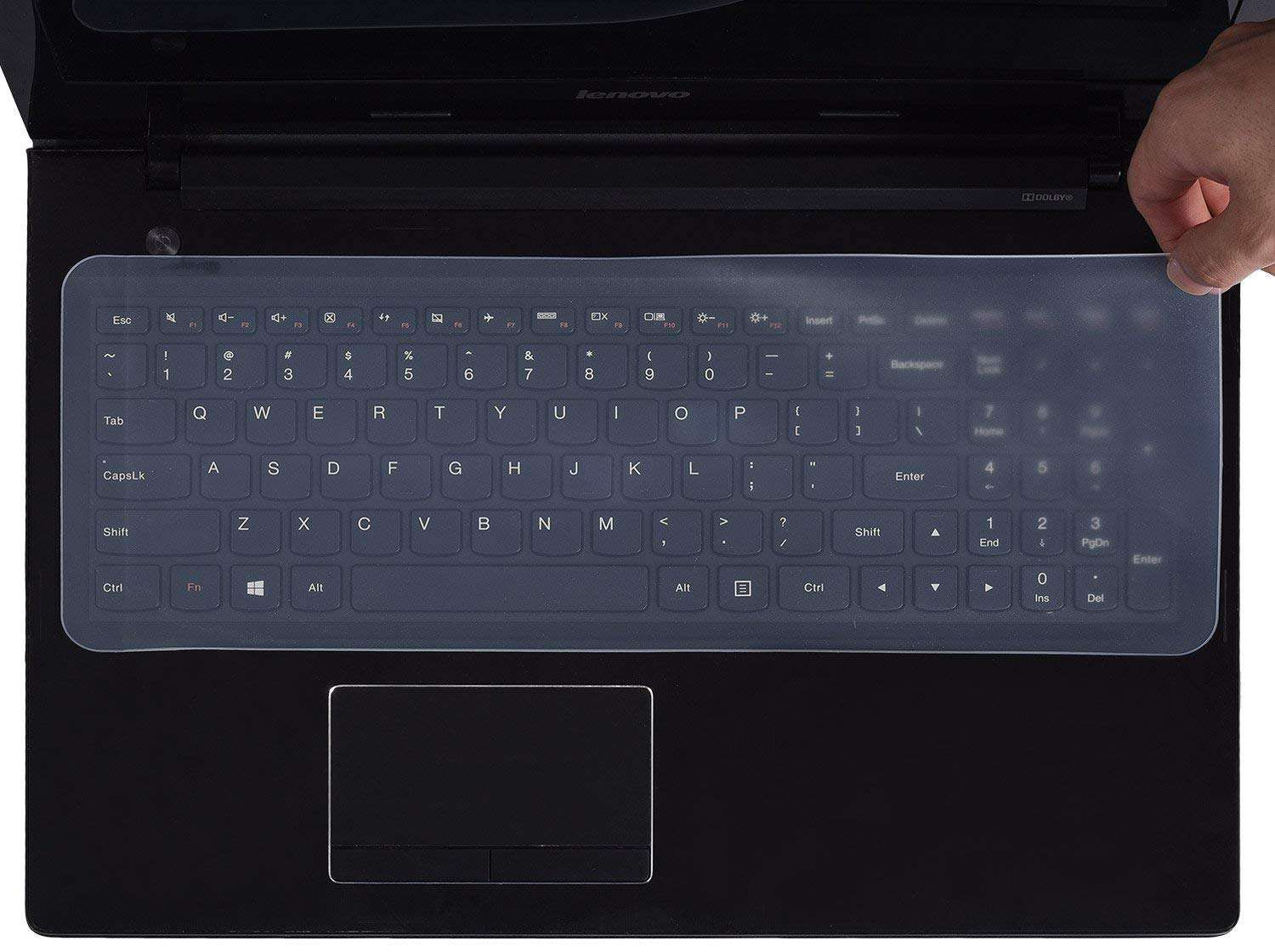 MAPPERZ Universal Silicone Keyboard Protector Skin Laptop Keyboard Skin (15.6" Keyguard) 5